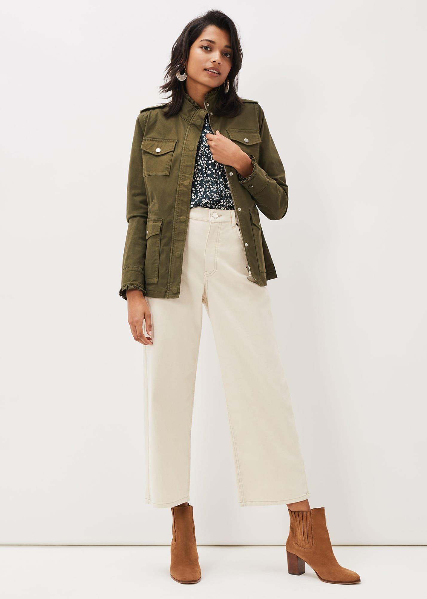Paula Utility Frill Jacket