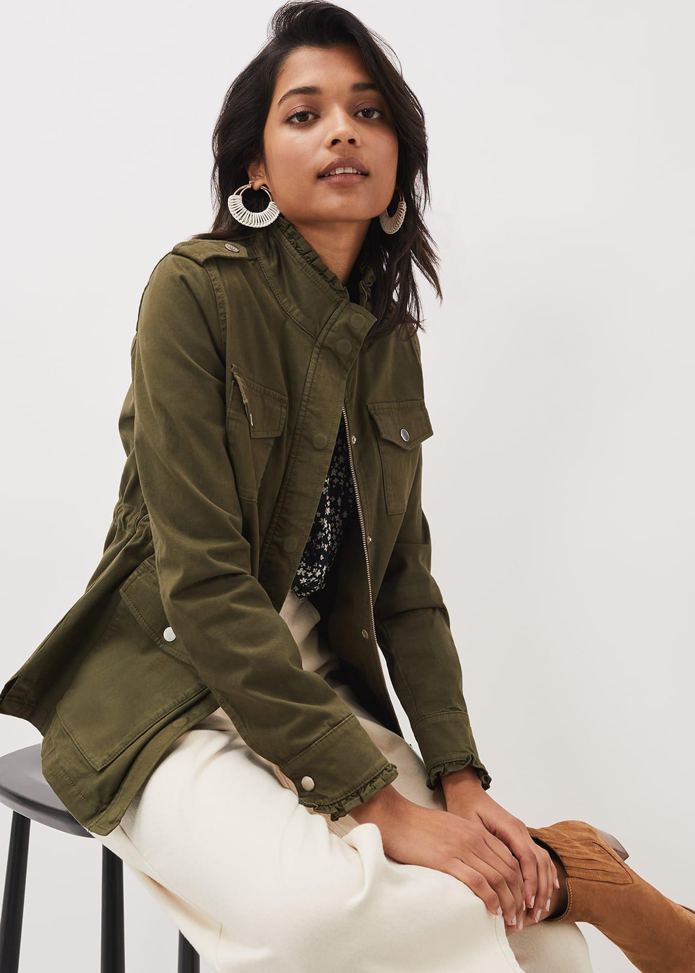 Paula Utility Frill Jacket