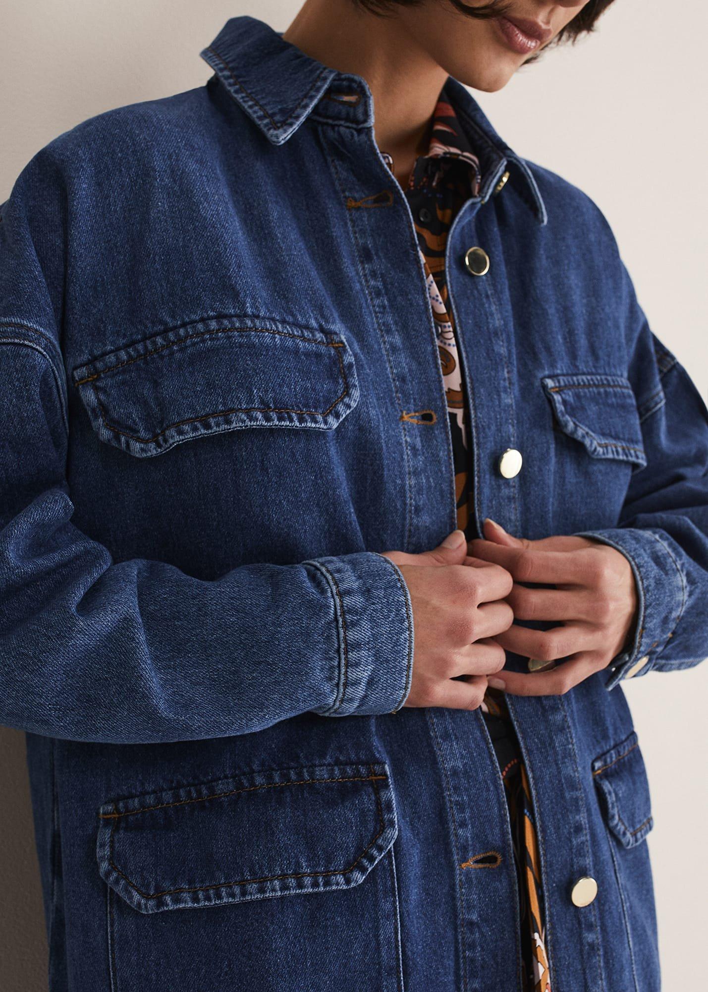 Tianna Oversized Denim Shacket