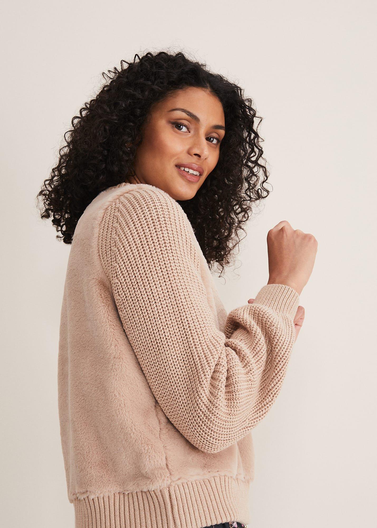 Myla Fur Body Knit Jacket