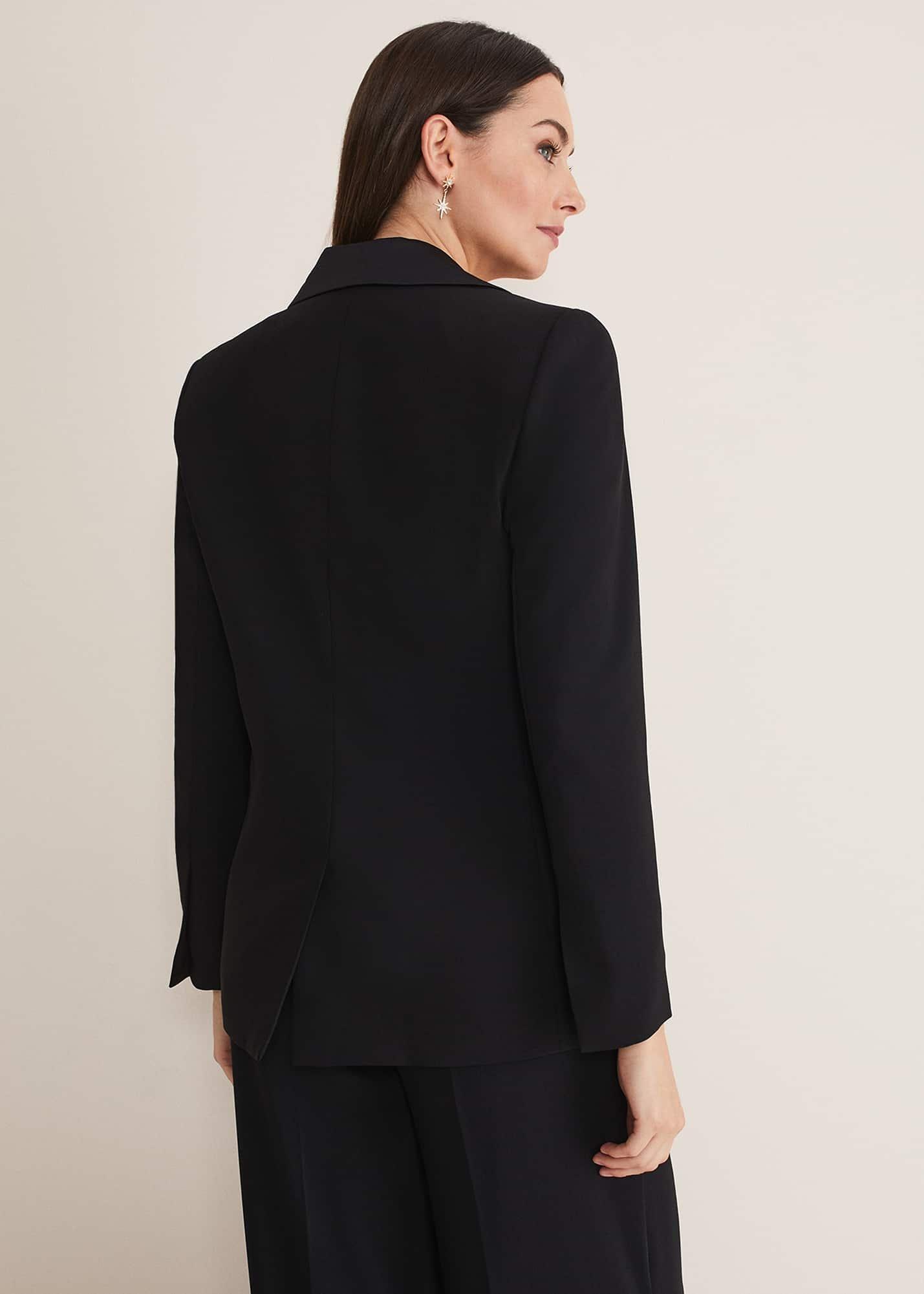 Elandra Black Tux Blazer