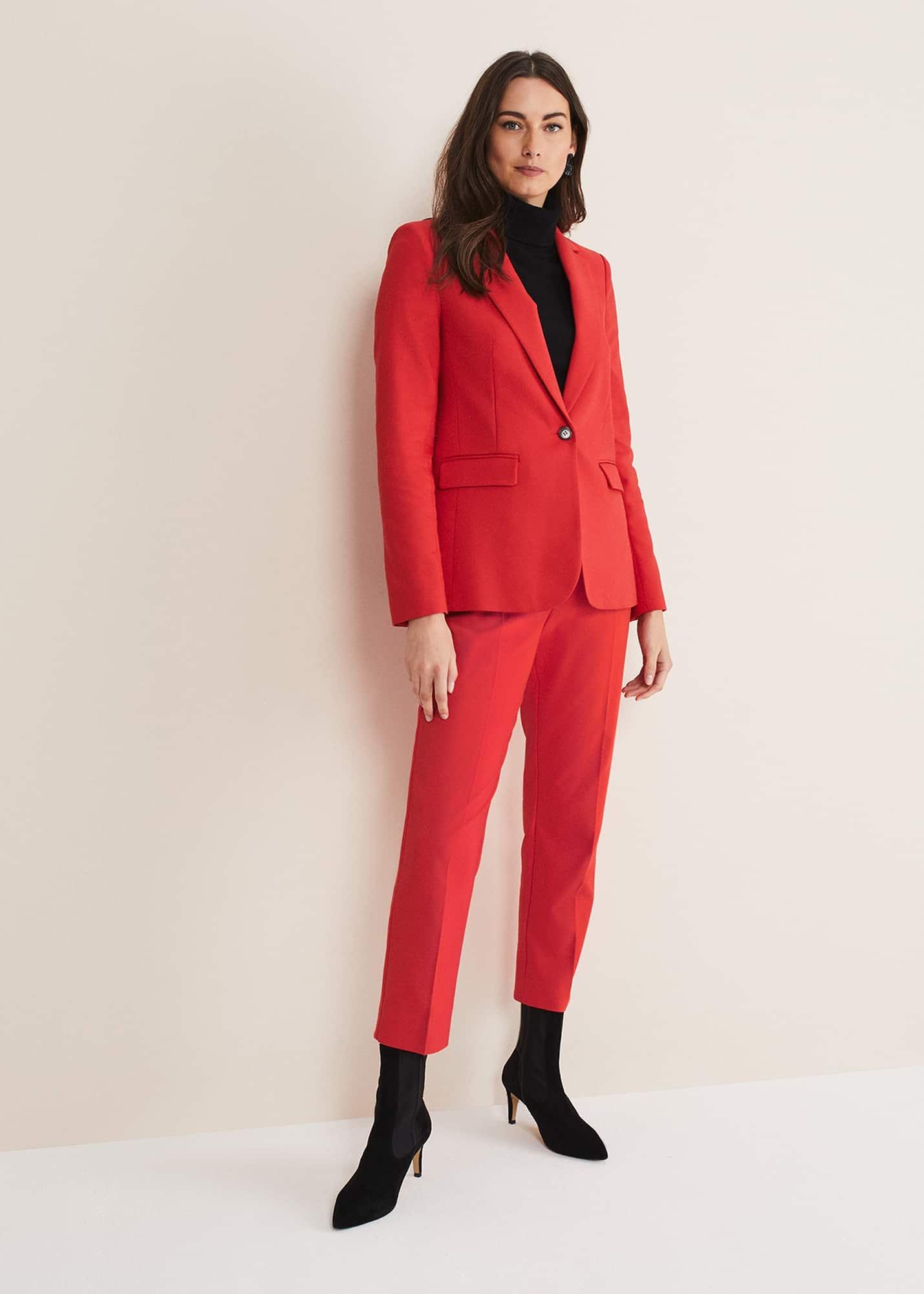 Ulrica Red Blazer