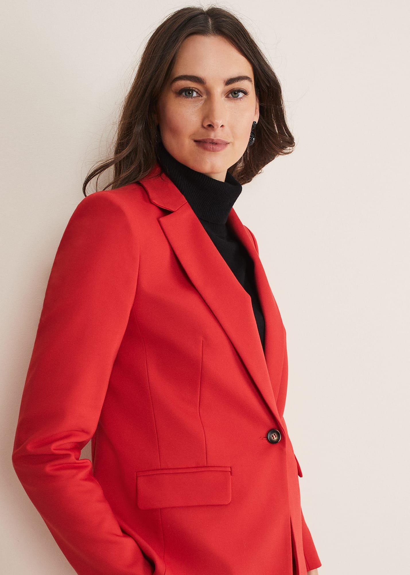 Ulrica Red Blazer