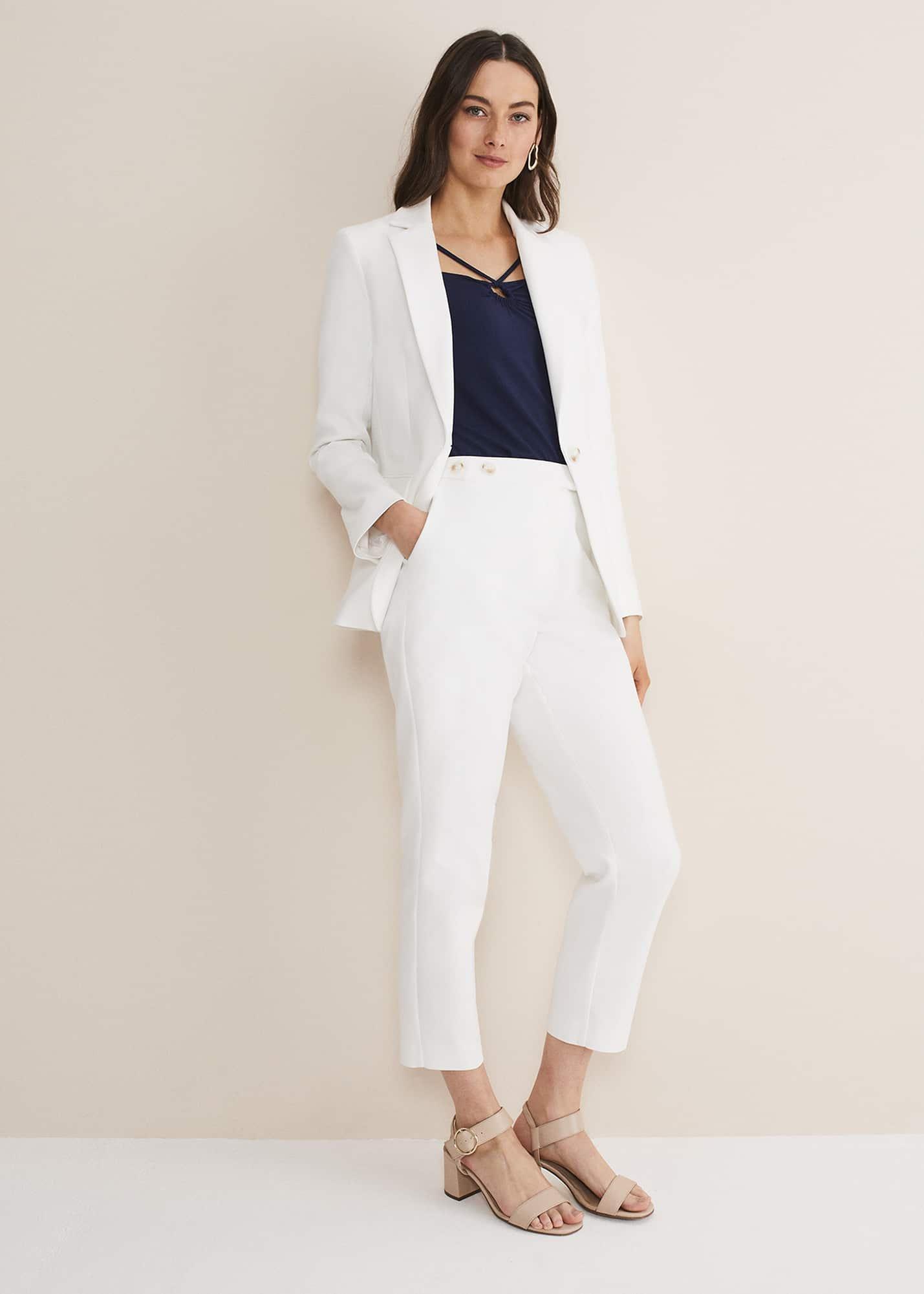 Ulrica White Blazer