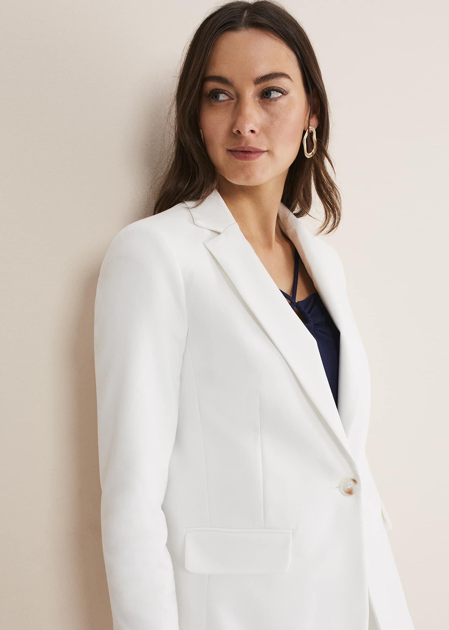 Ulrica White Blazer