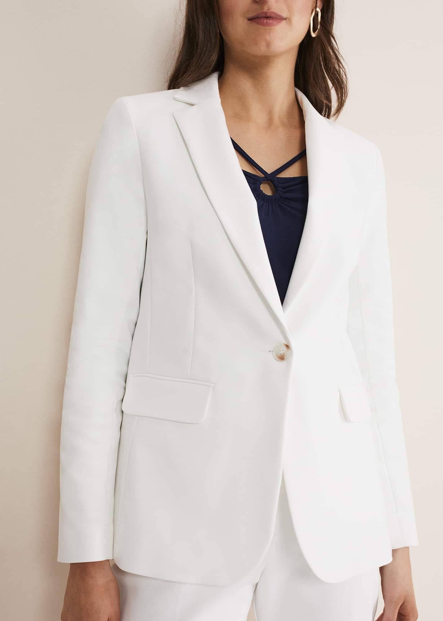 Ulrica White Blazer