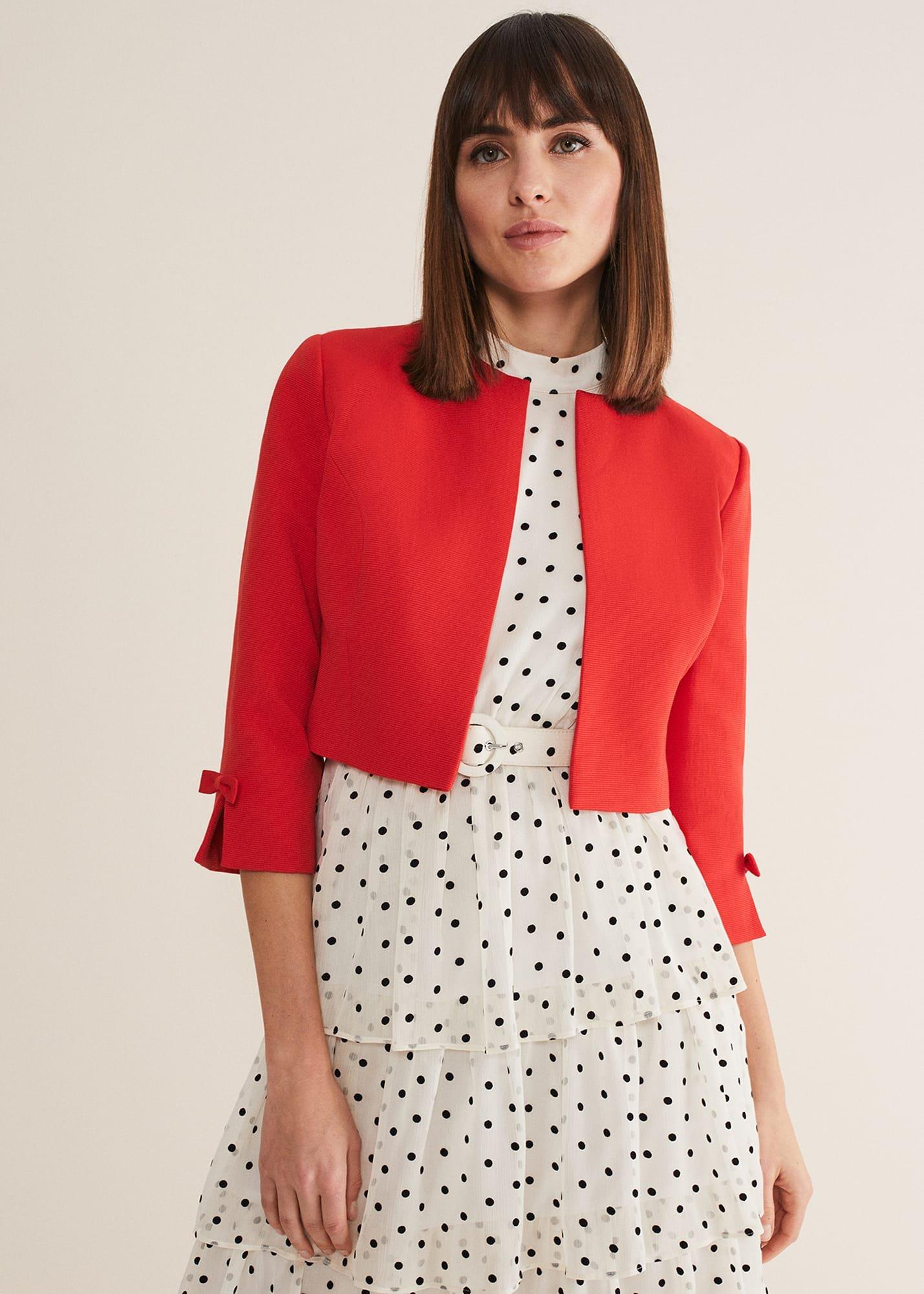Zoele Bow Detail Jacket