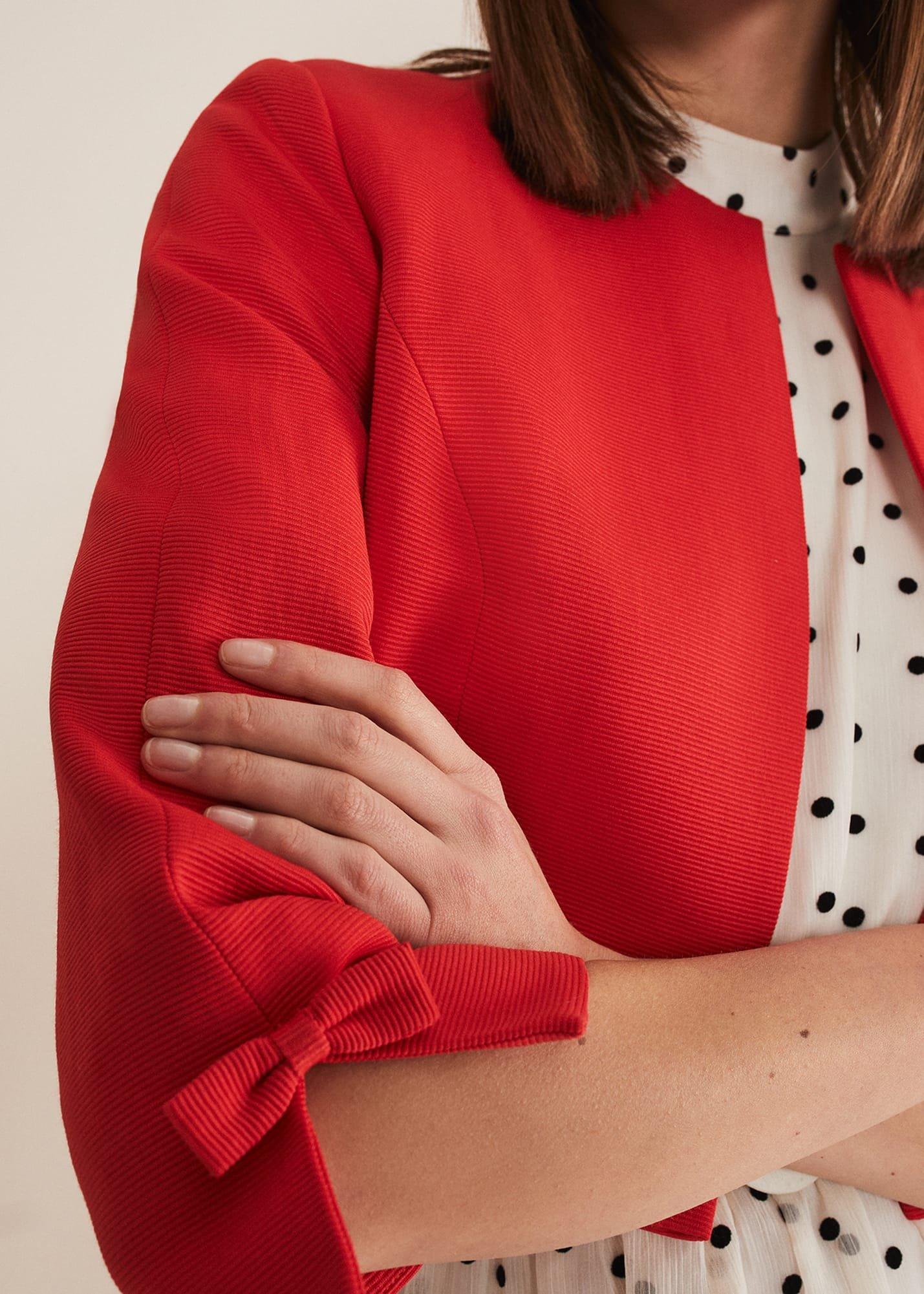 Zoele Bow Detail Jacket