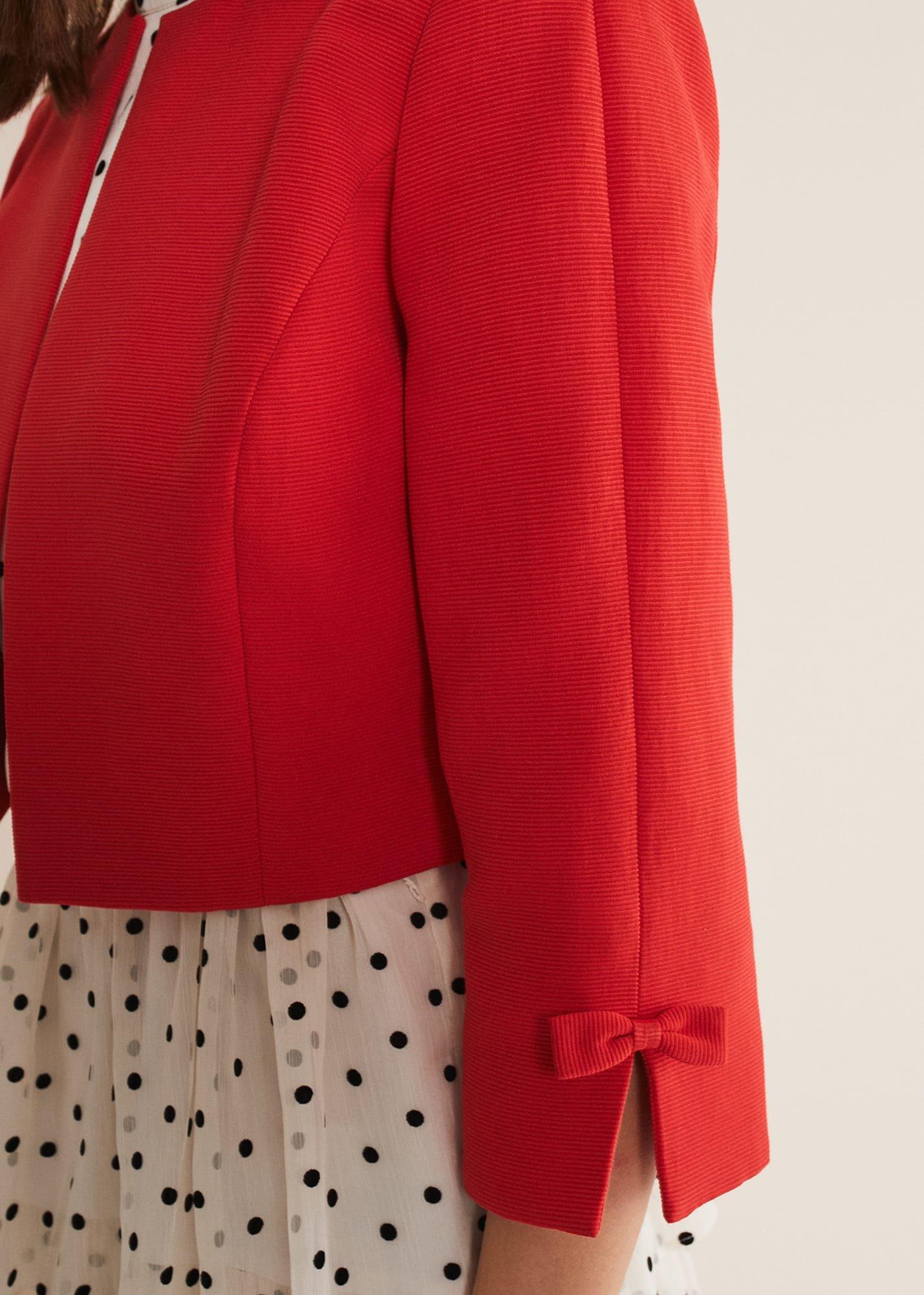 Zoele Bow Detail Jacket
