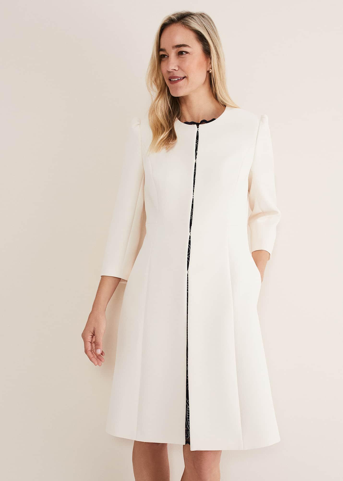 Venita Bow Long Jacket