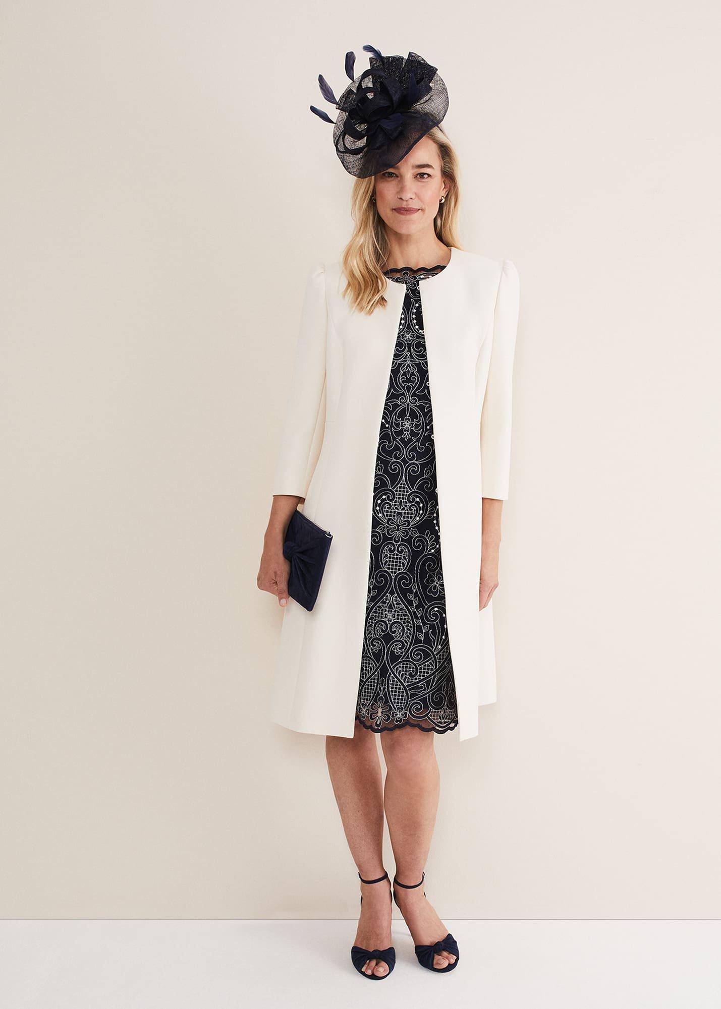 Venita Bow Long Jacket