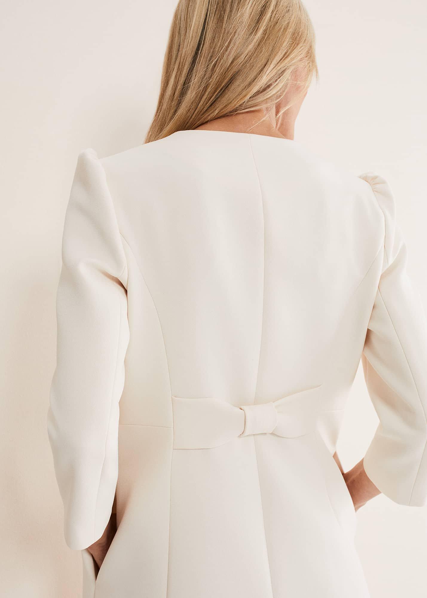 Venita Bow Long Jacket