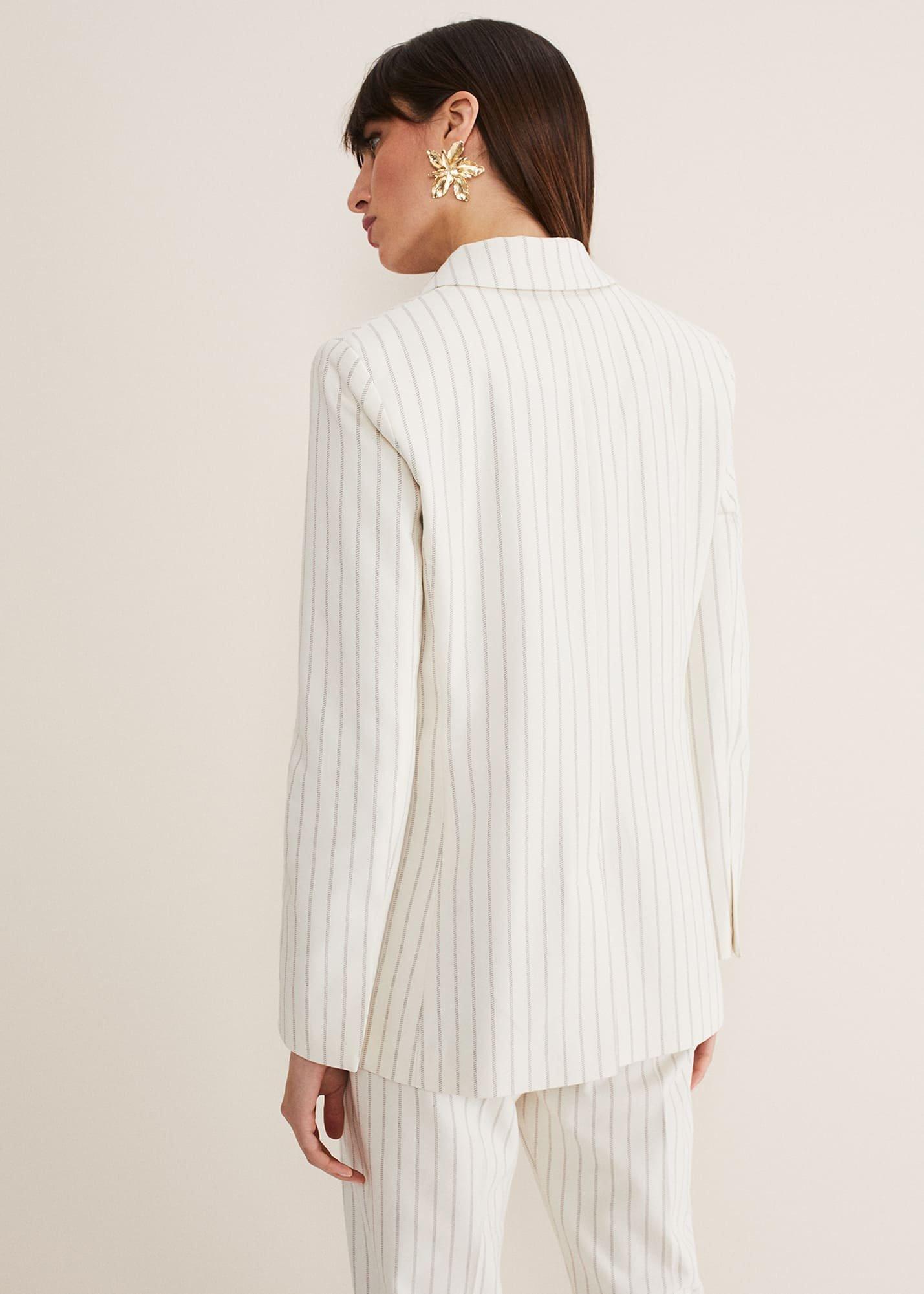 Ariella Pinstripe Blazer
