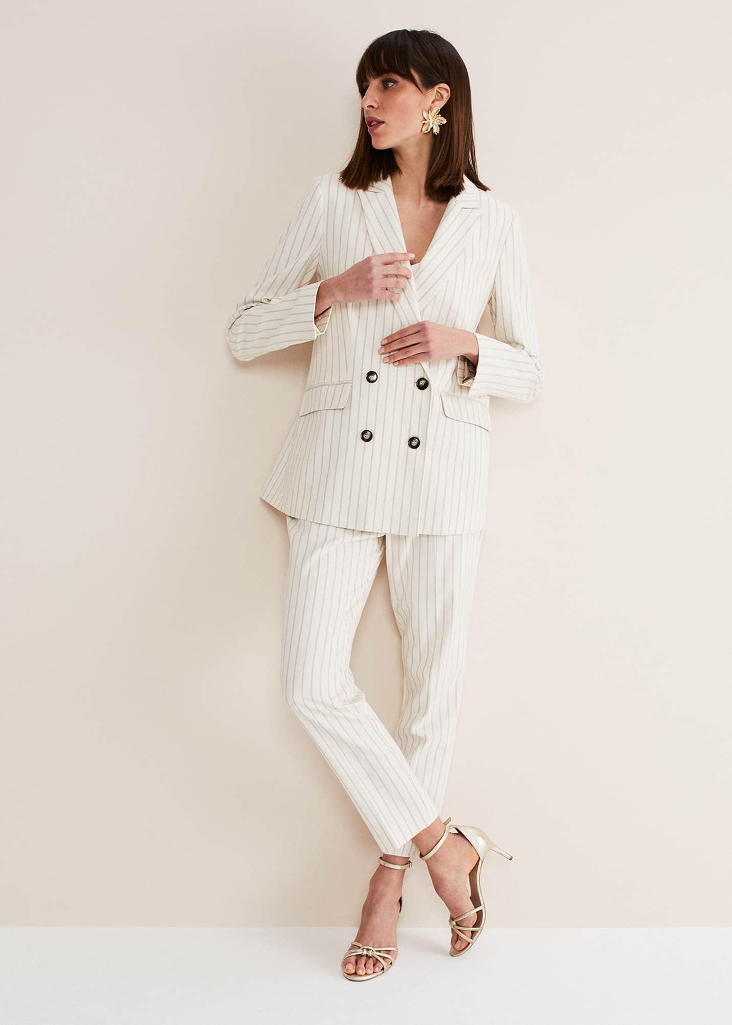Ariella Pinstripe Blazer
