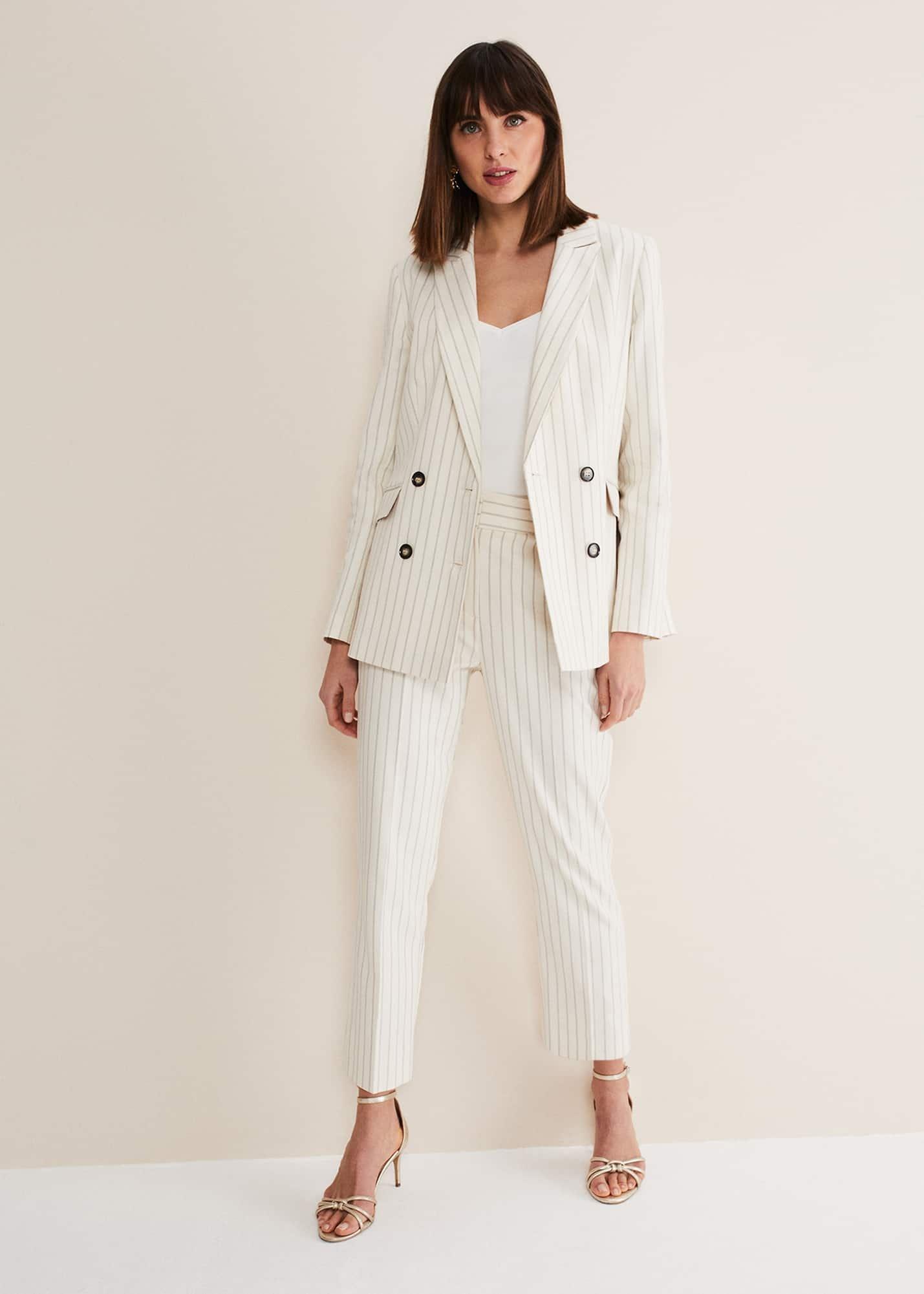 Ariella Pinstripe Blazer