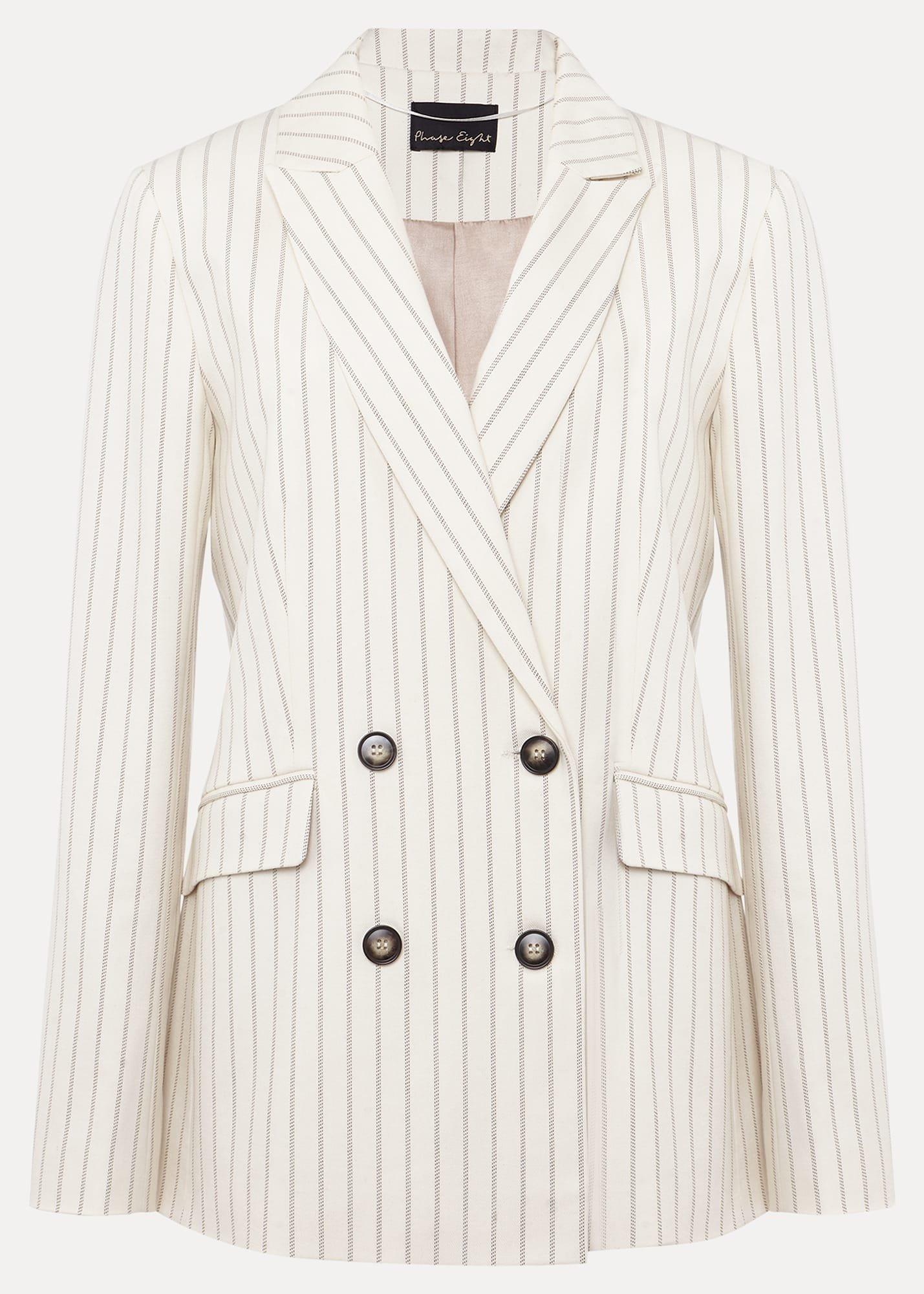 Ariella Pinstripe Blazer