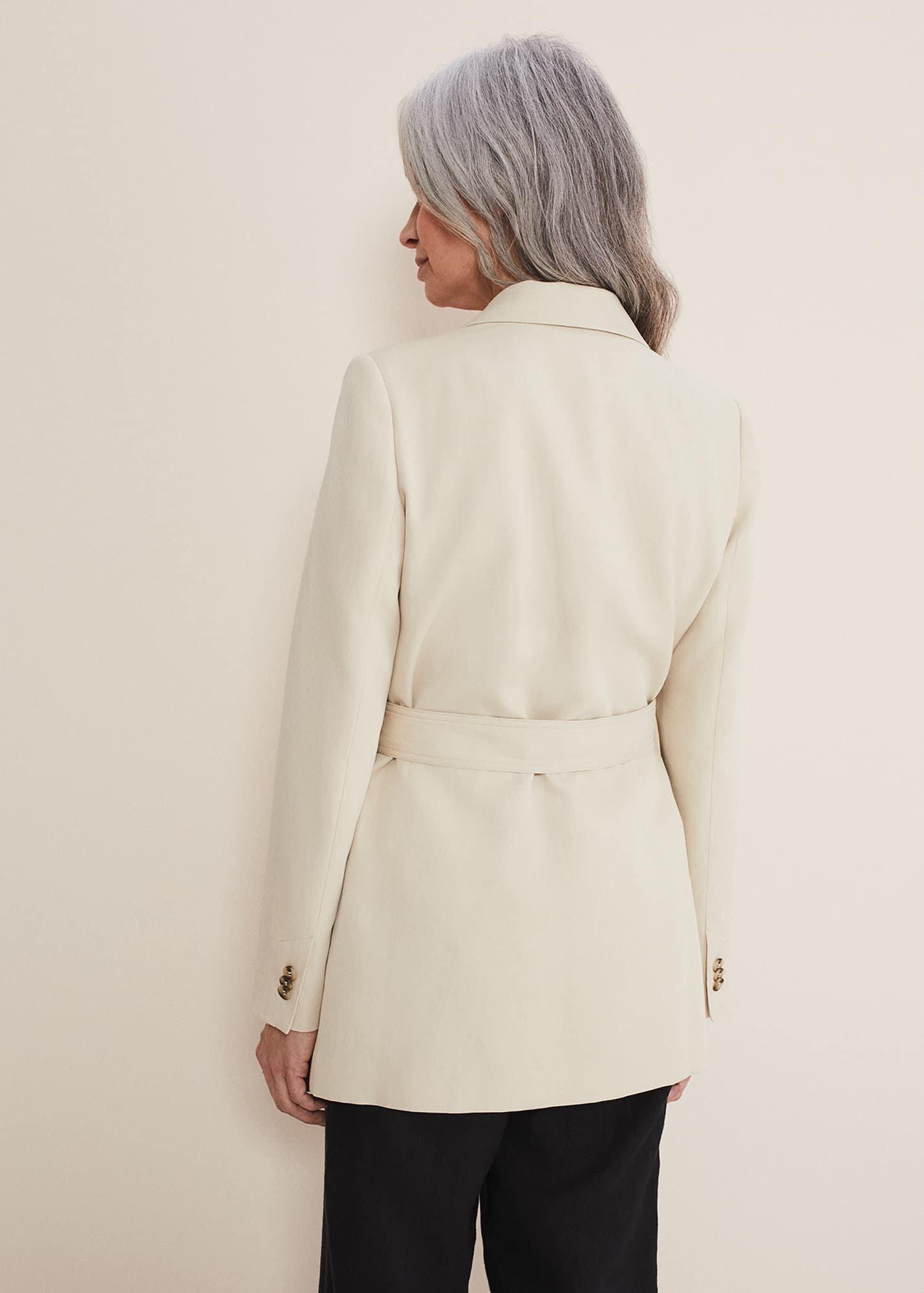 Inessa Linen Belted Blazer
