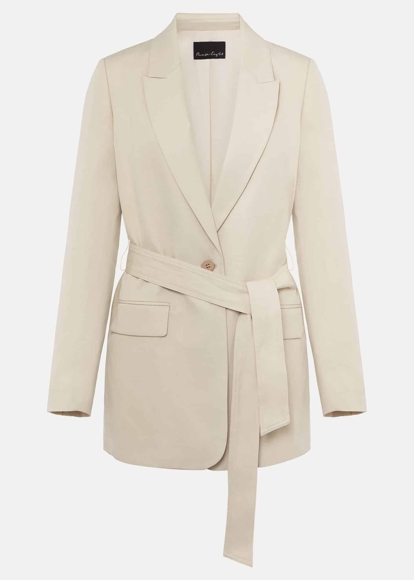 Inessa Linen Belted Blazer