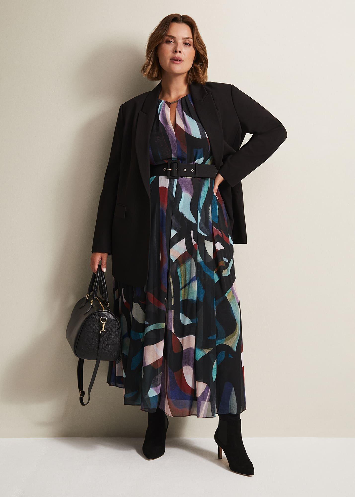 Neah Black Crepe Blazer