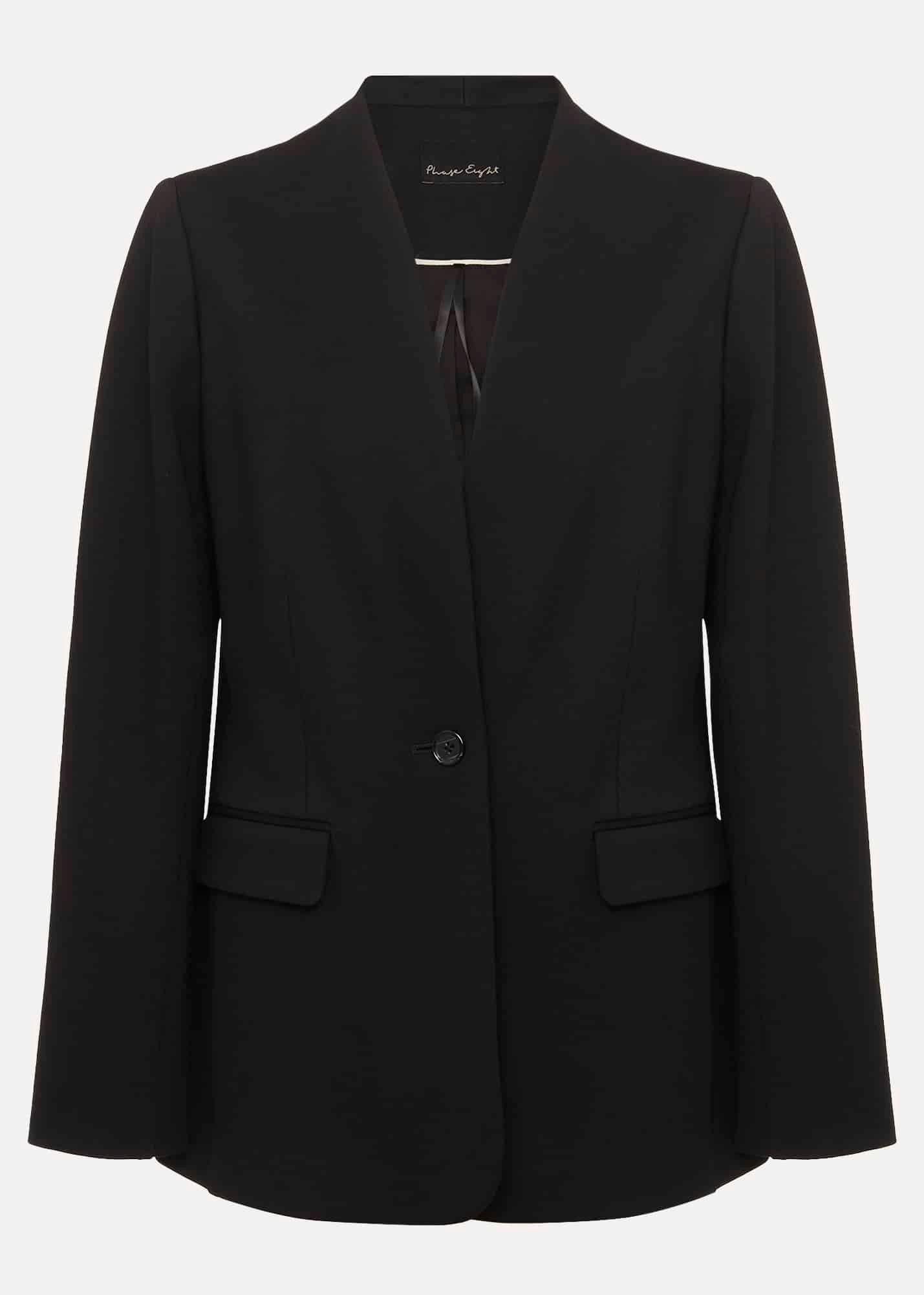 Devin Black Ponte Blazer
