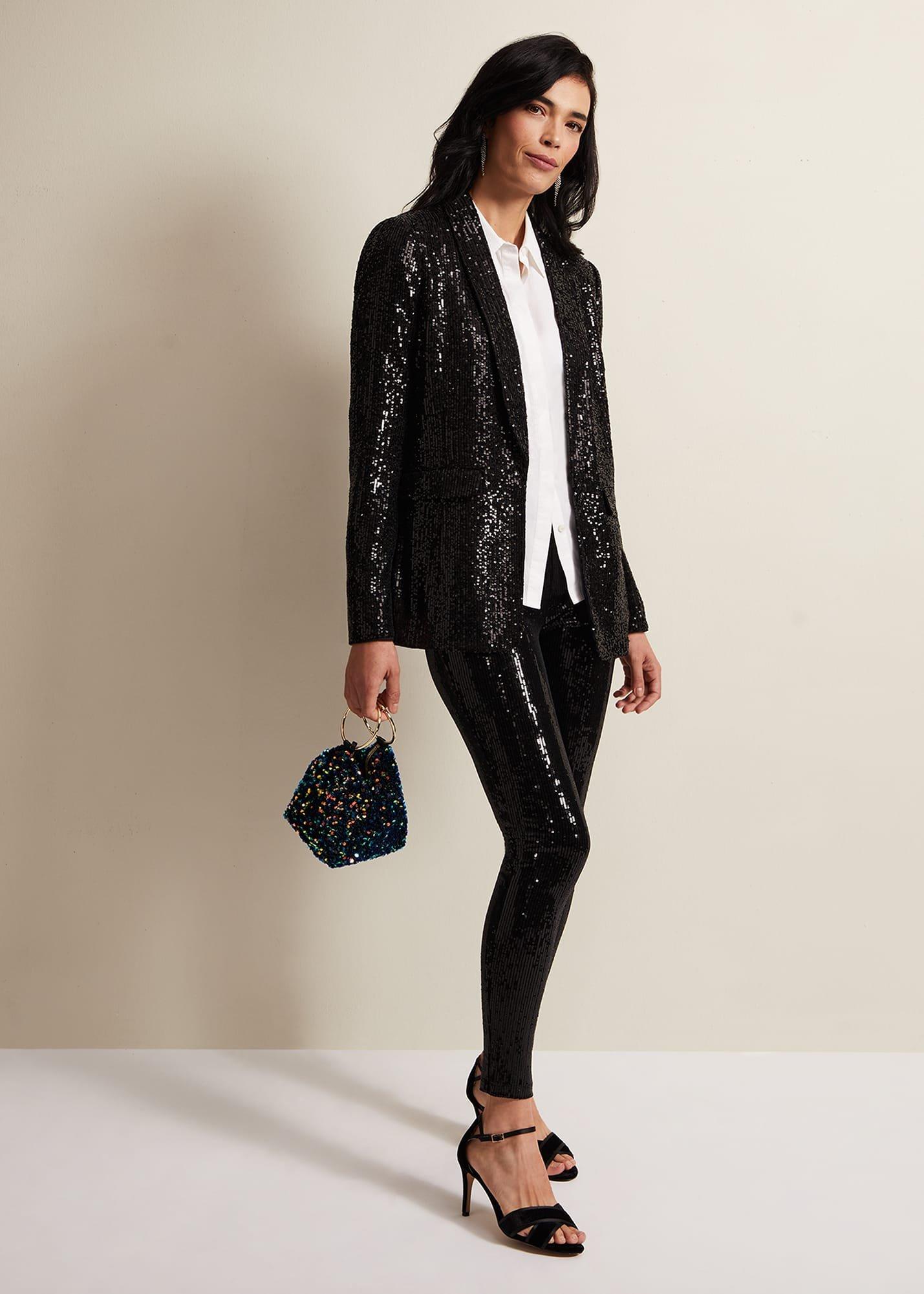 Ameera Sequin Soft Blazer