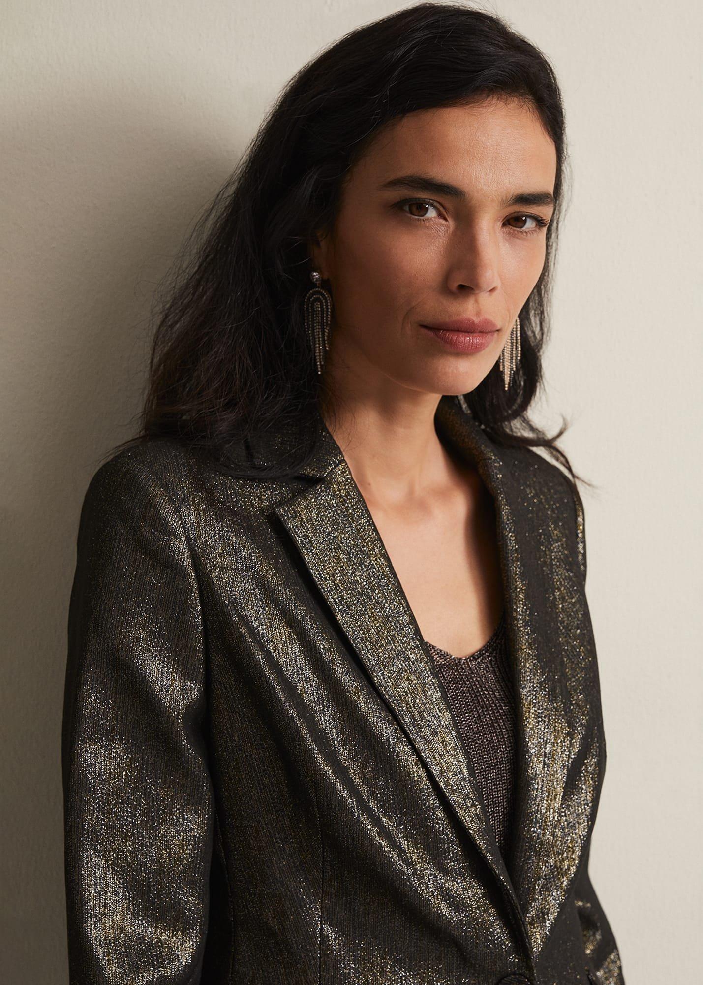 Ulrica Shimmer Blazer