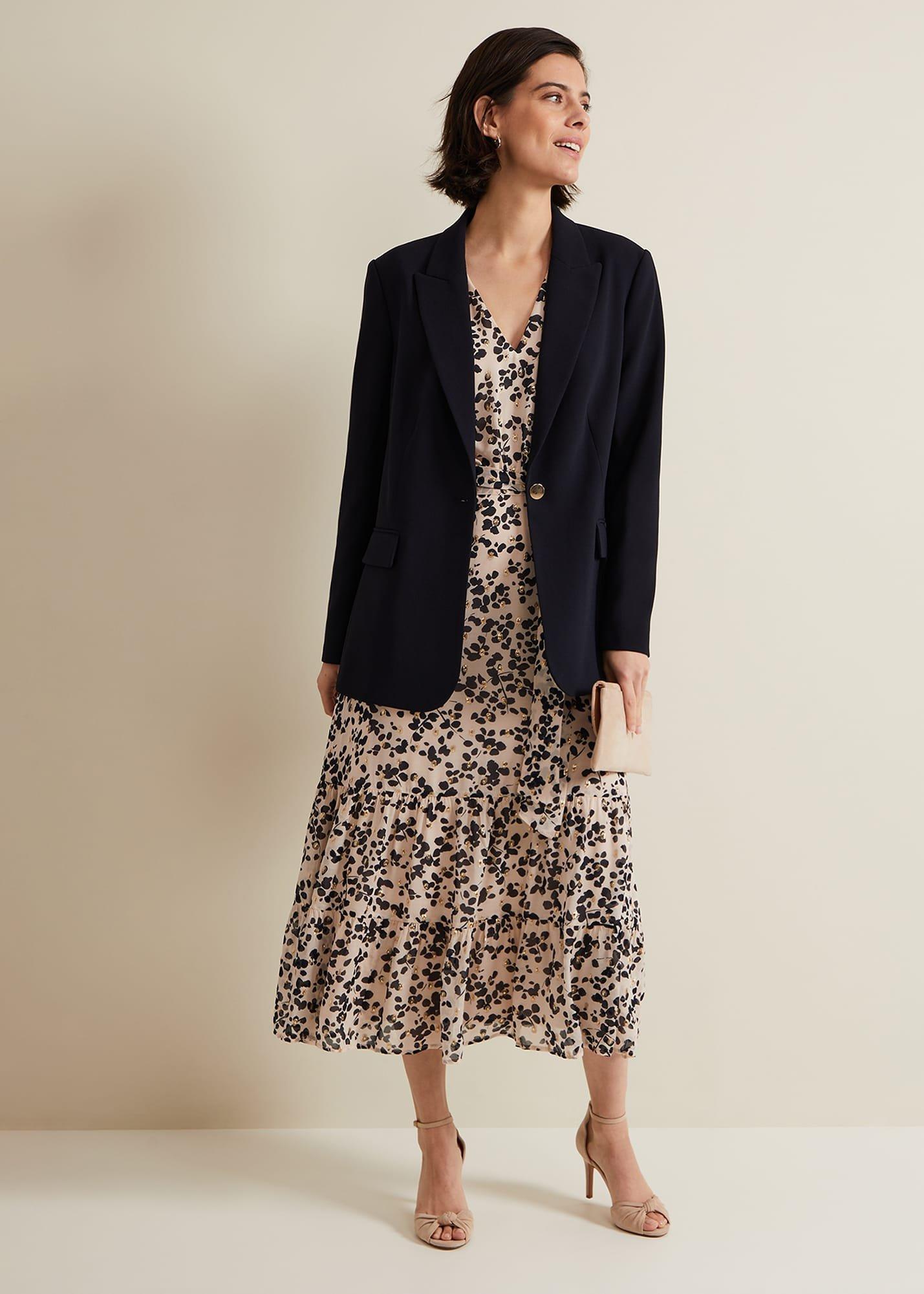 Elandra Navy Tux Blazer