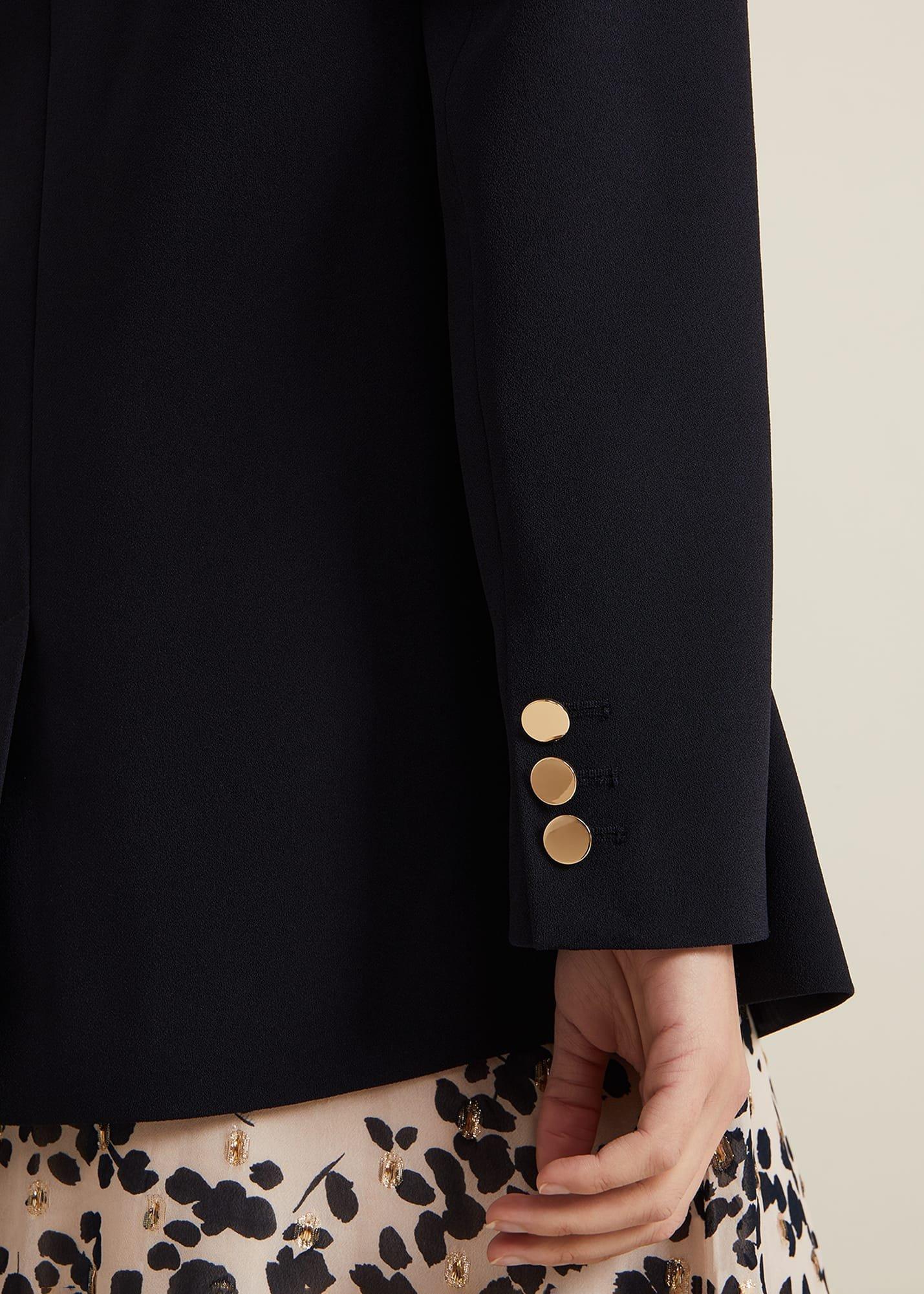 Elandra Navy Tux Blazer