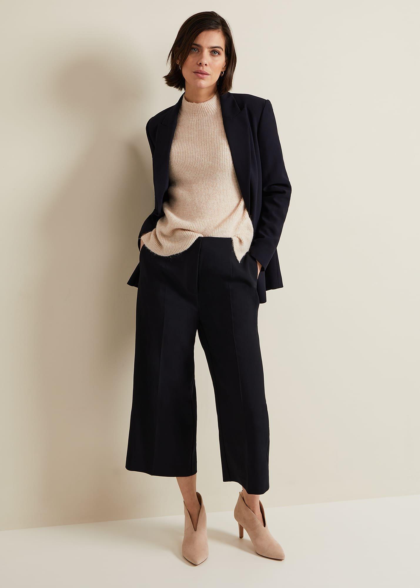 Elandra Navy Tux Blazer