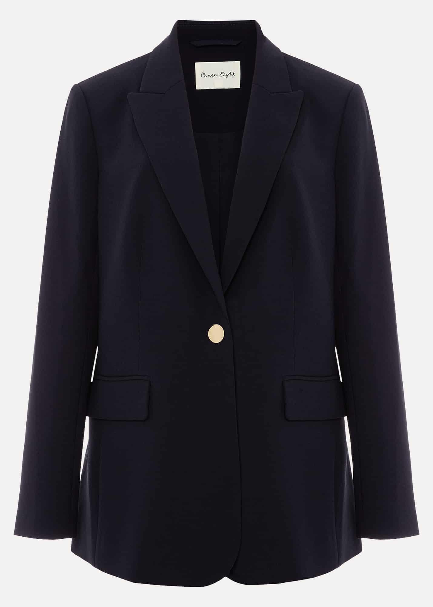 Elandra Navy Tux Blazer