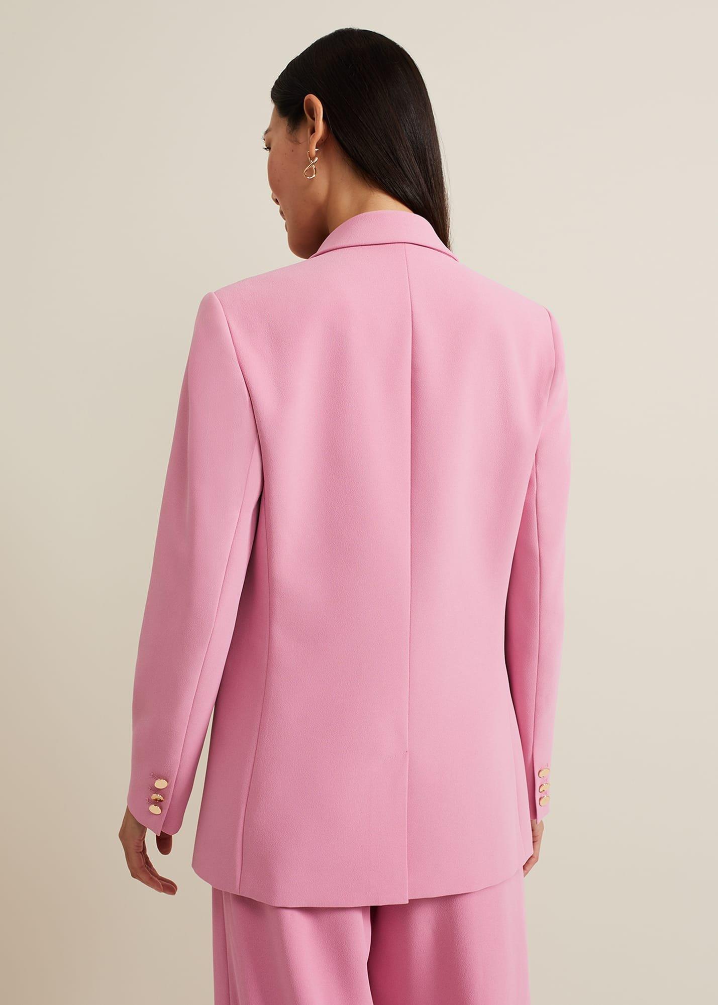 Elandra Pink Tux Blazer