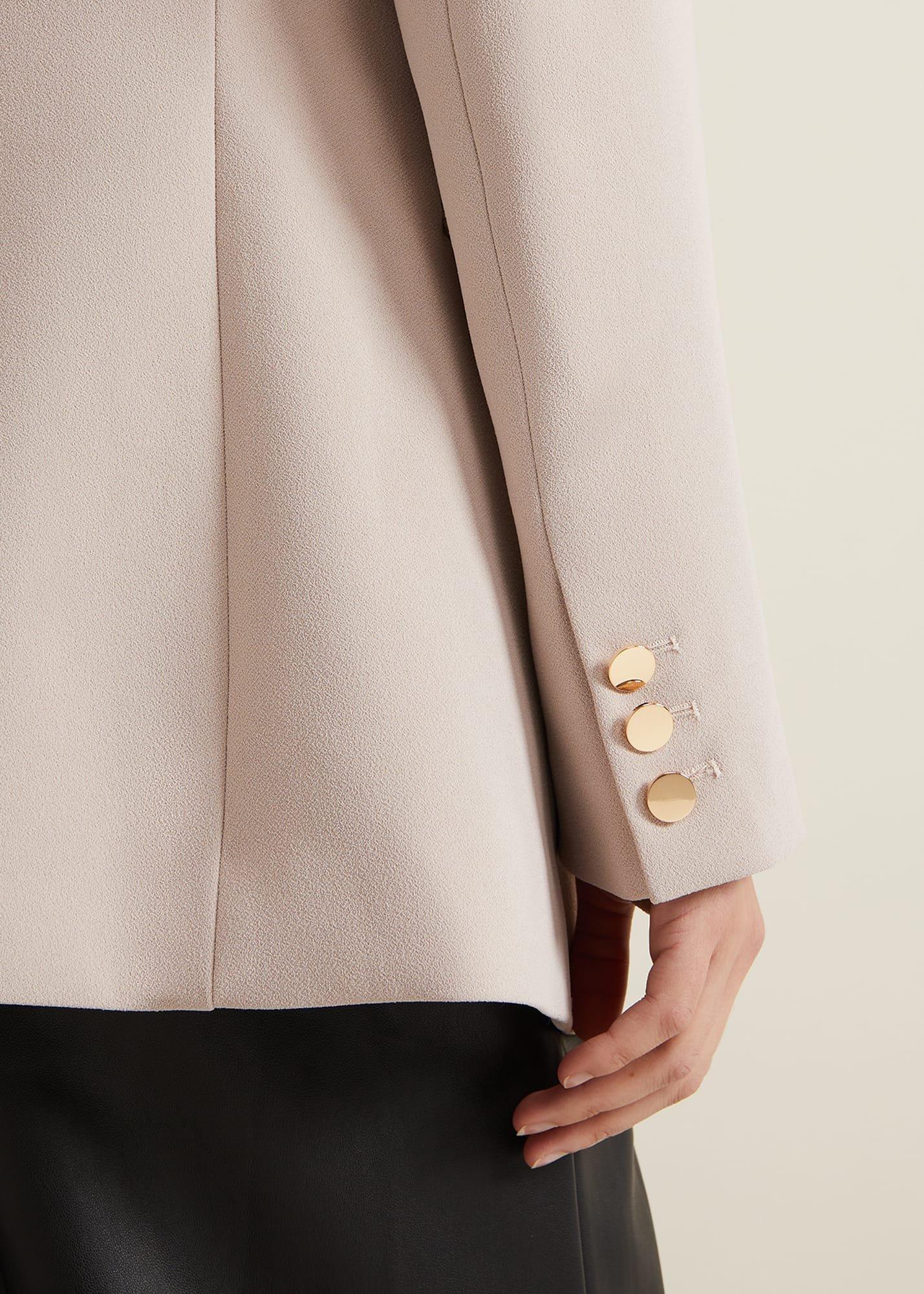 Elandra Neutral Tux Blazer