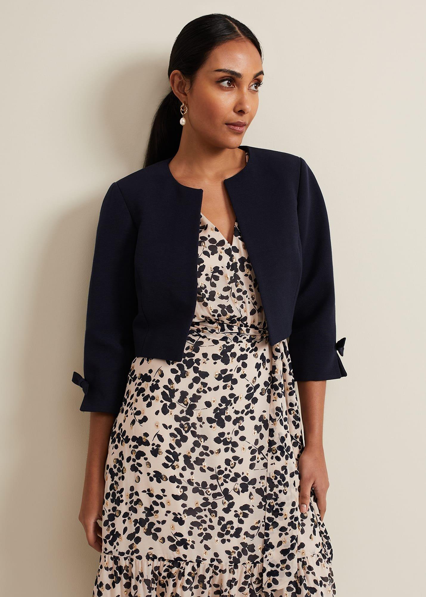 Petite Zoelle Bow Jacket