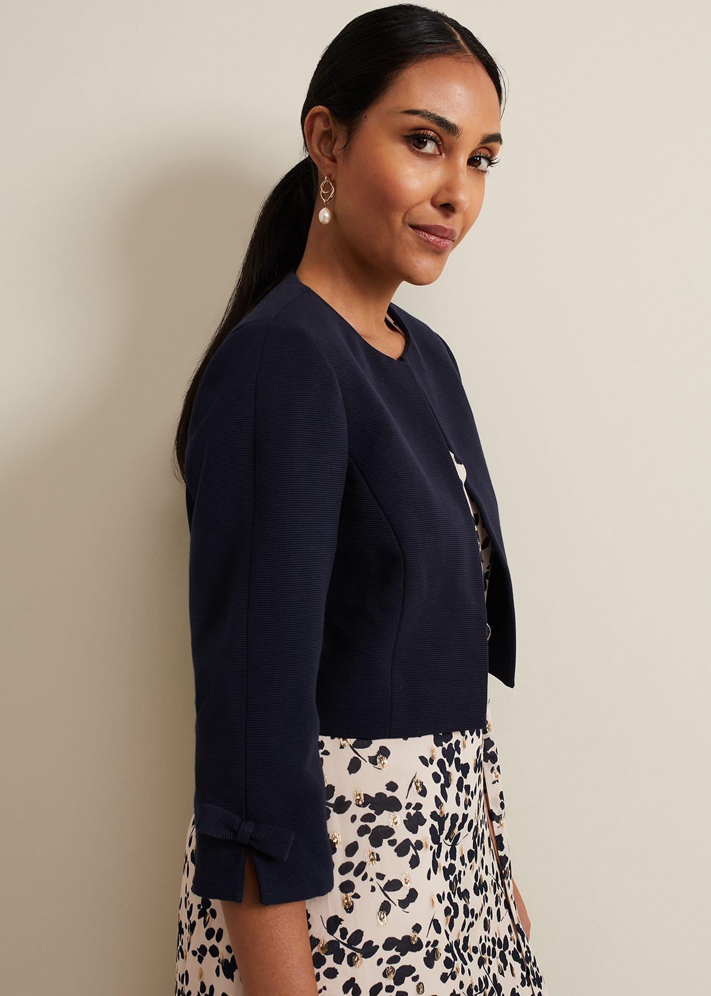 Petite Zoelle Bow Jacket