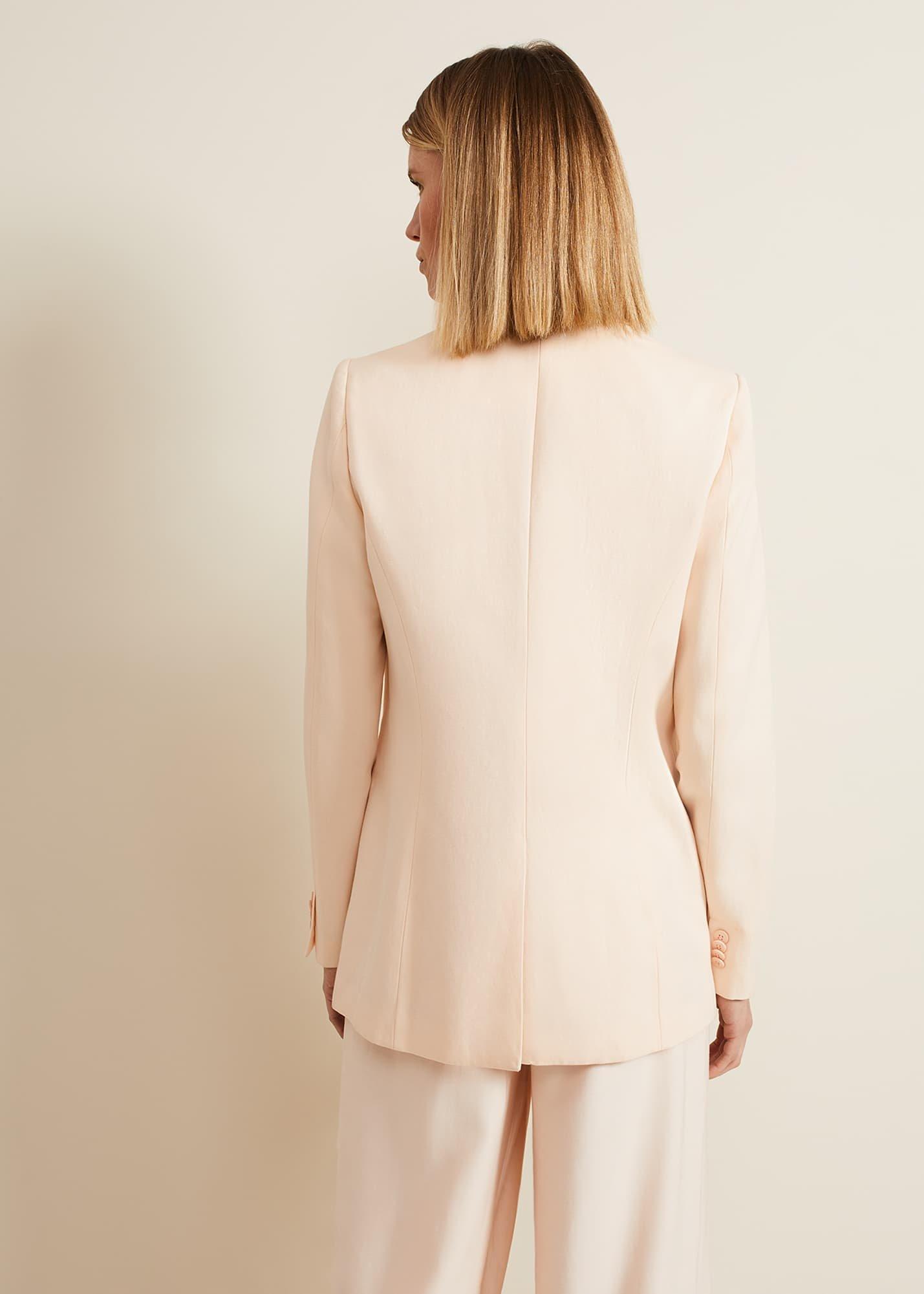 Bianca Peach Suit Jacket