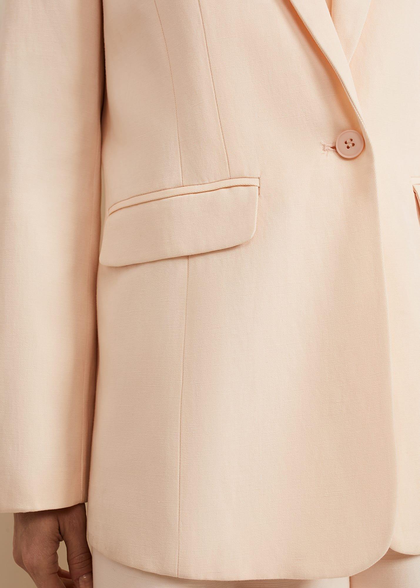 Bianca Peach Suit Jacket