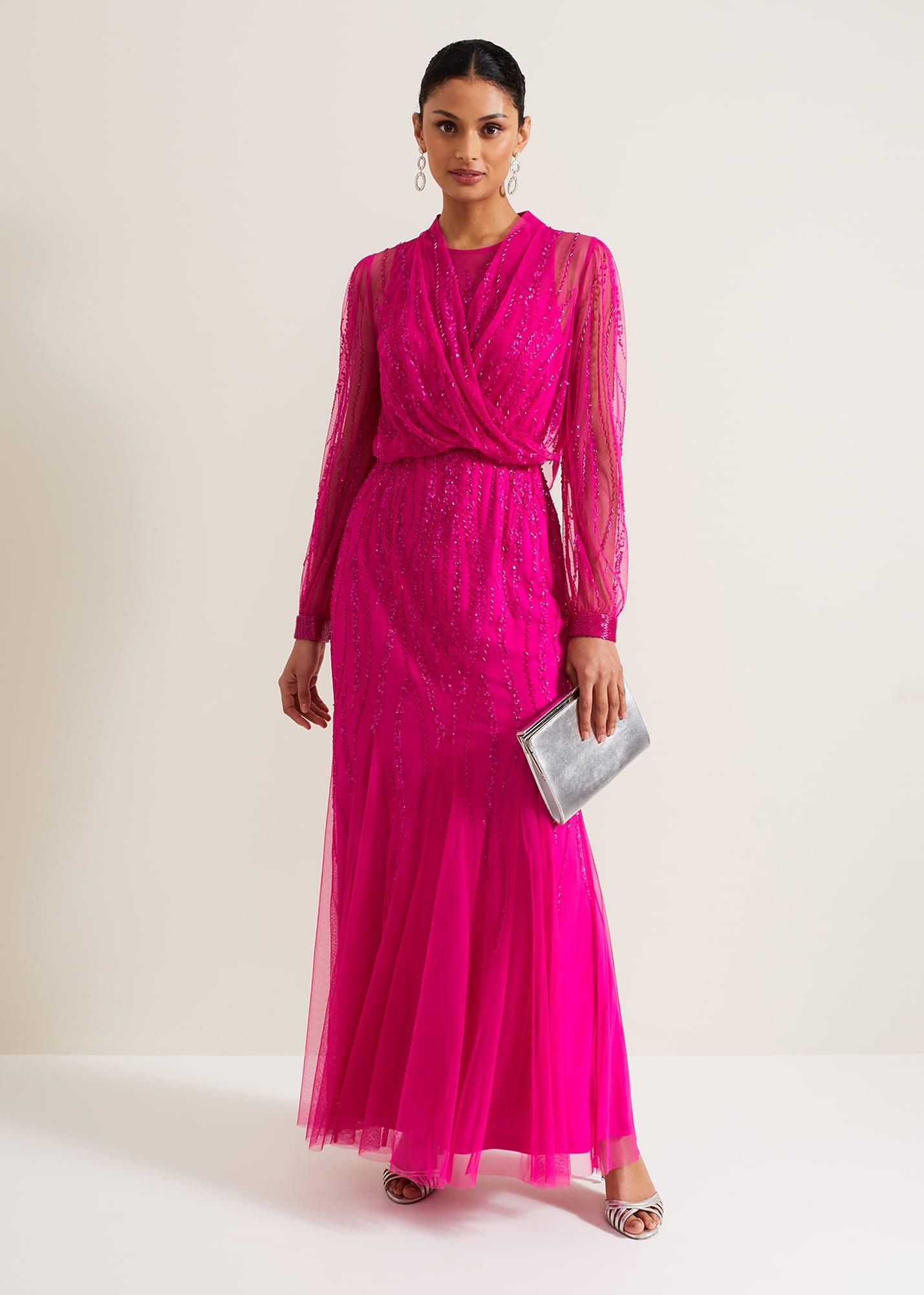 Lila Beaded Cover Up