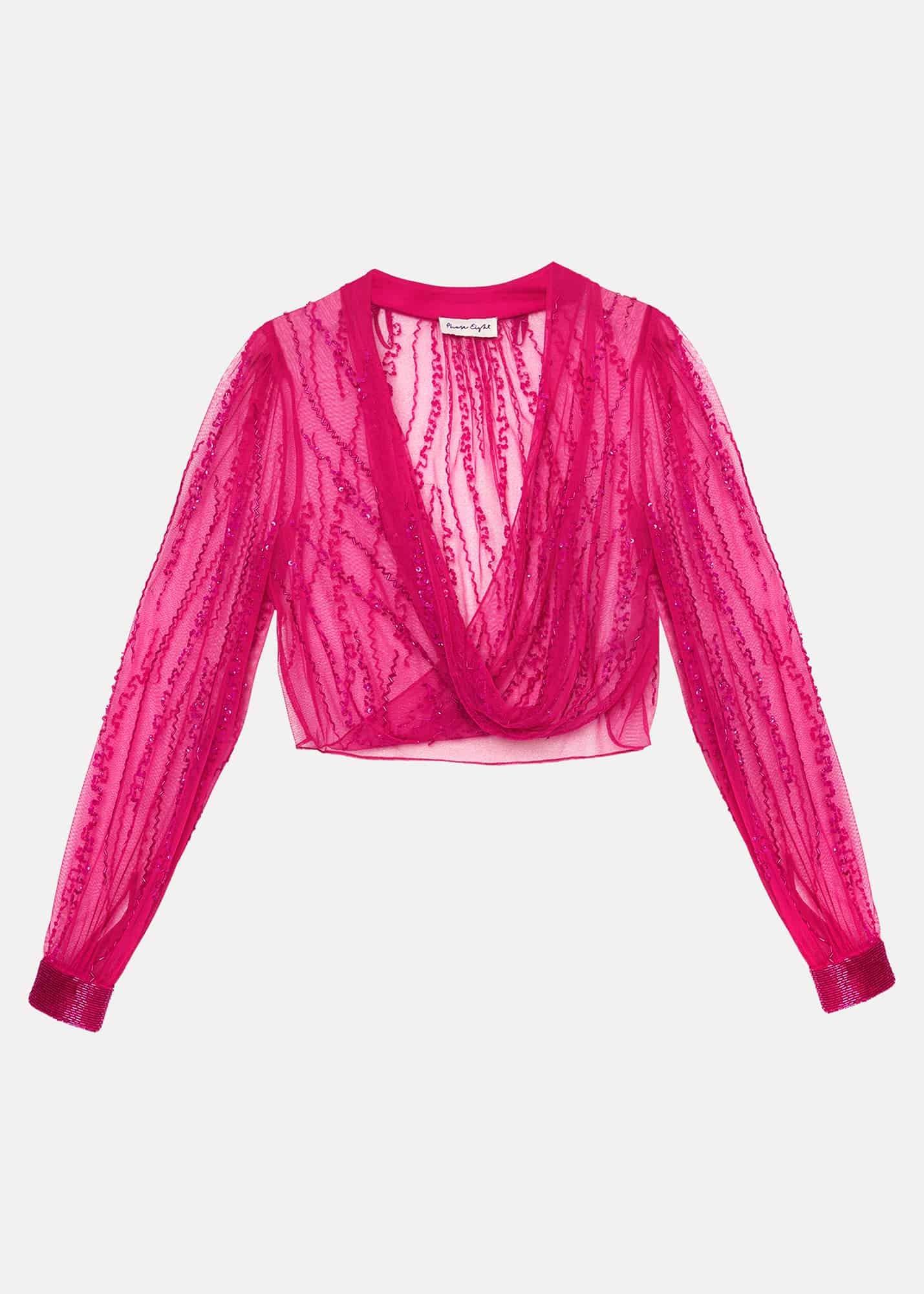 Lila Beaded Cover Up