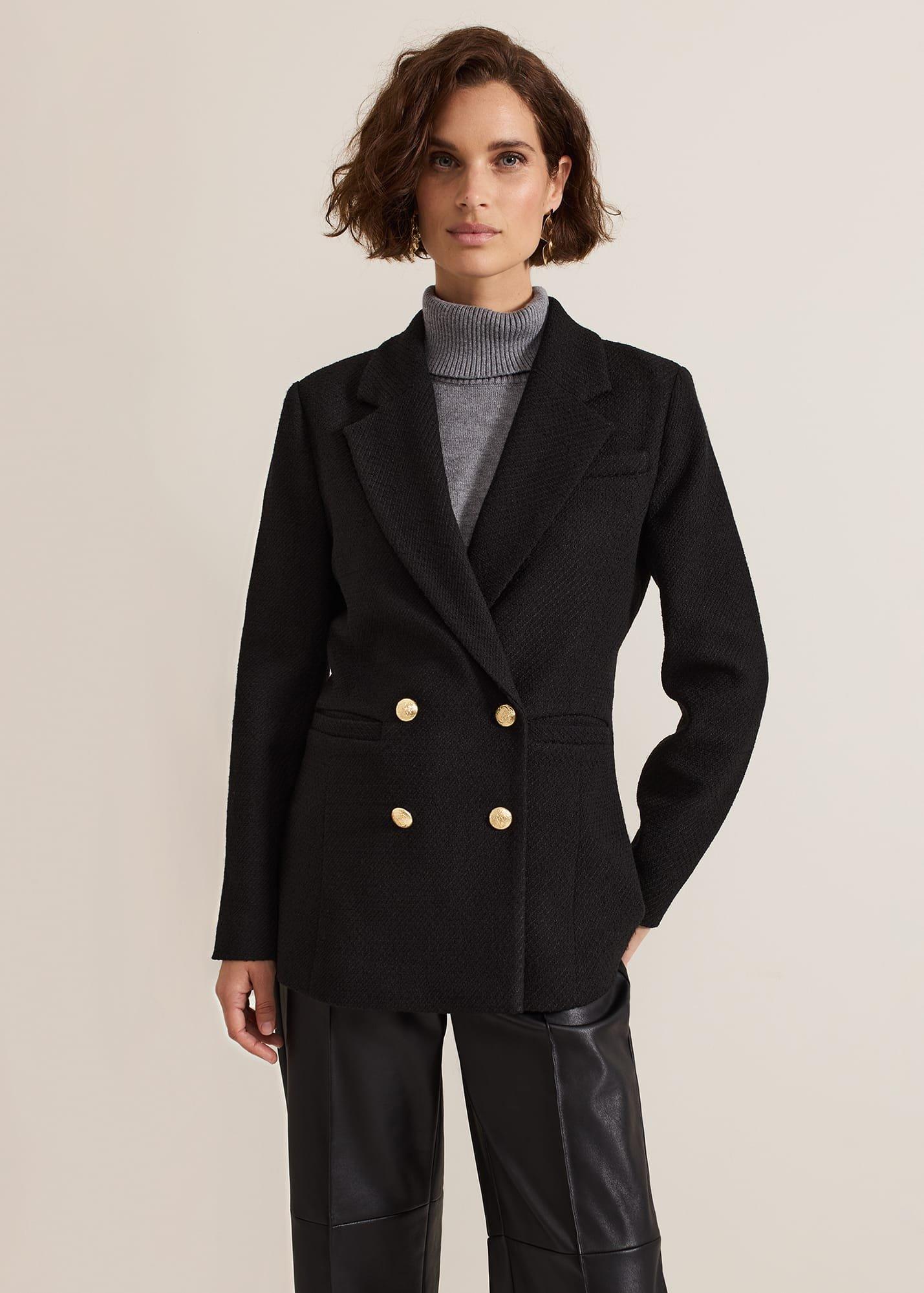 Kiana Boucle Longline Blazer