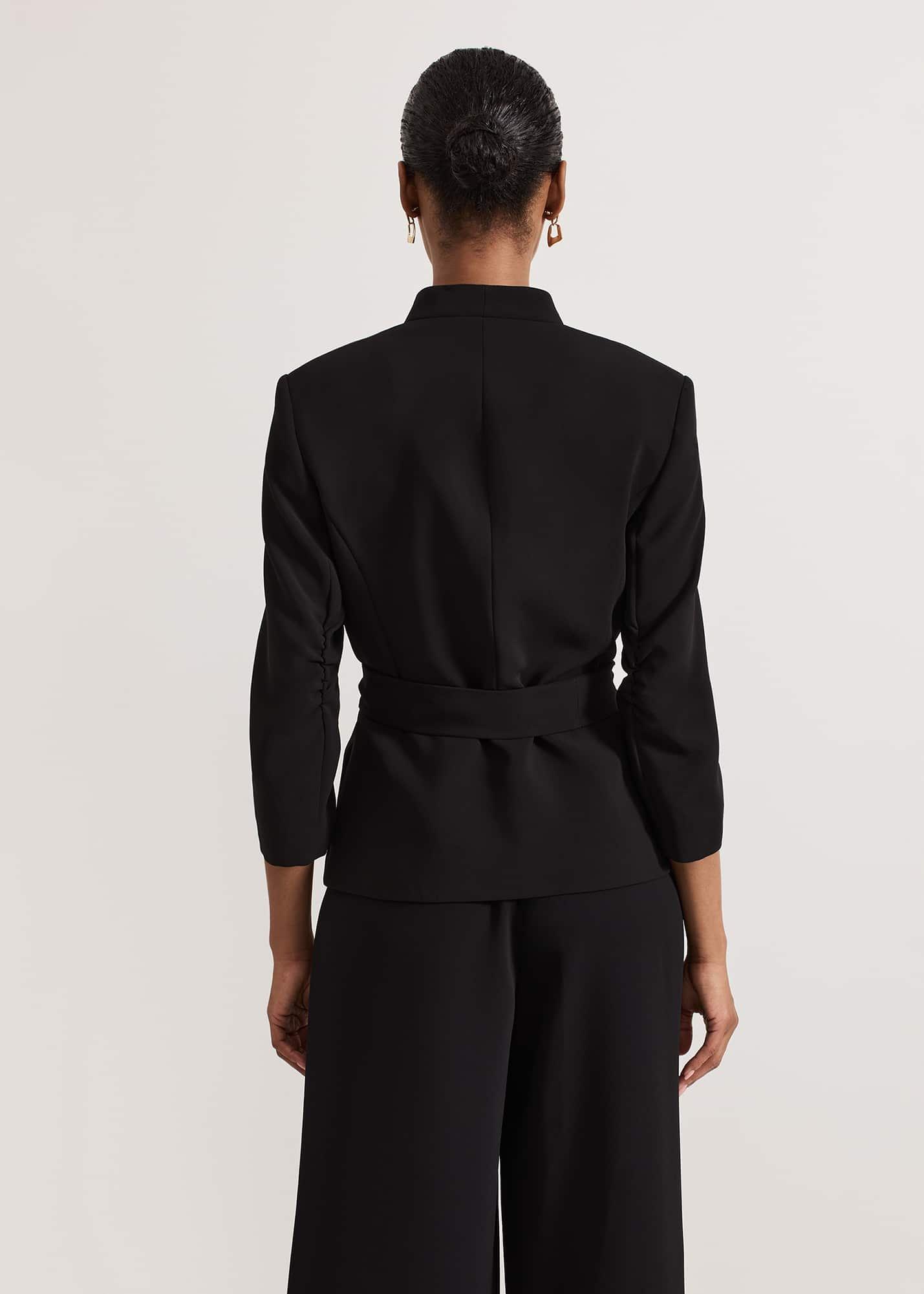 Sophin Black Corsage Jacket