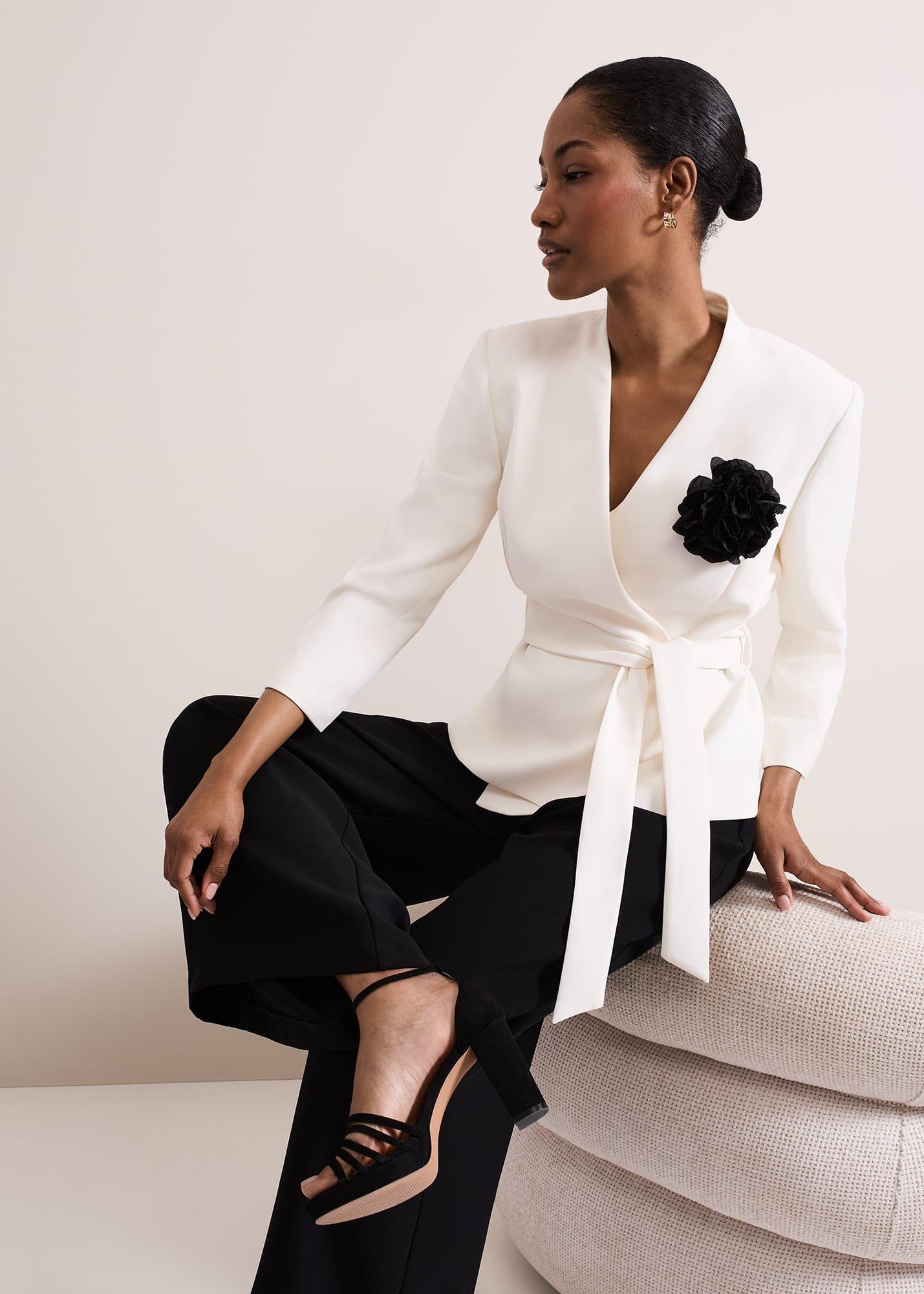 ${product-id}-Sophin Ivory Corsage Jacket-Ivory-${view-type}