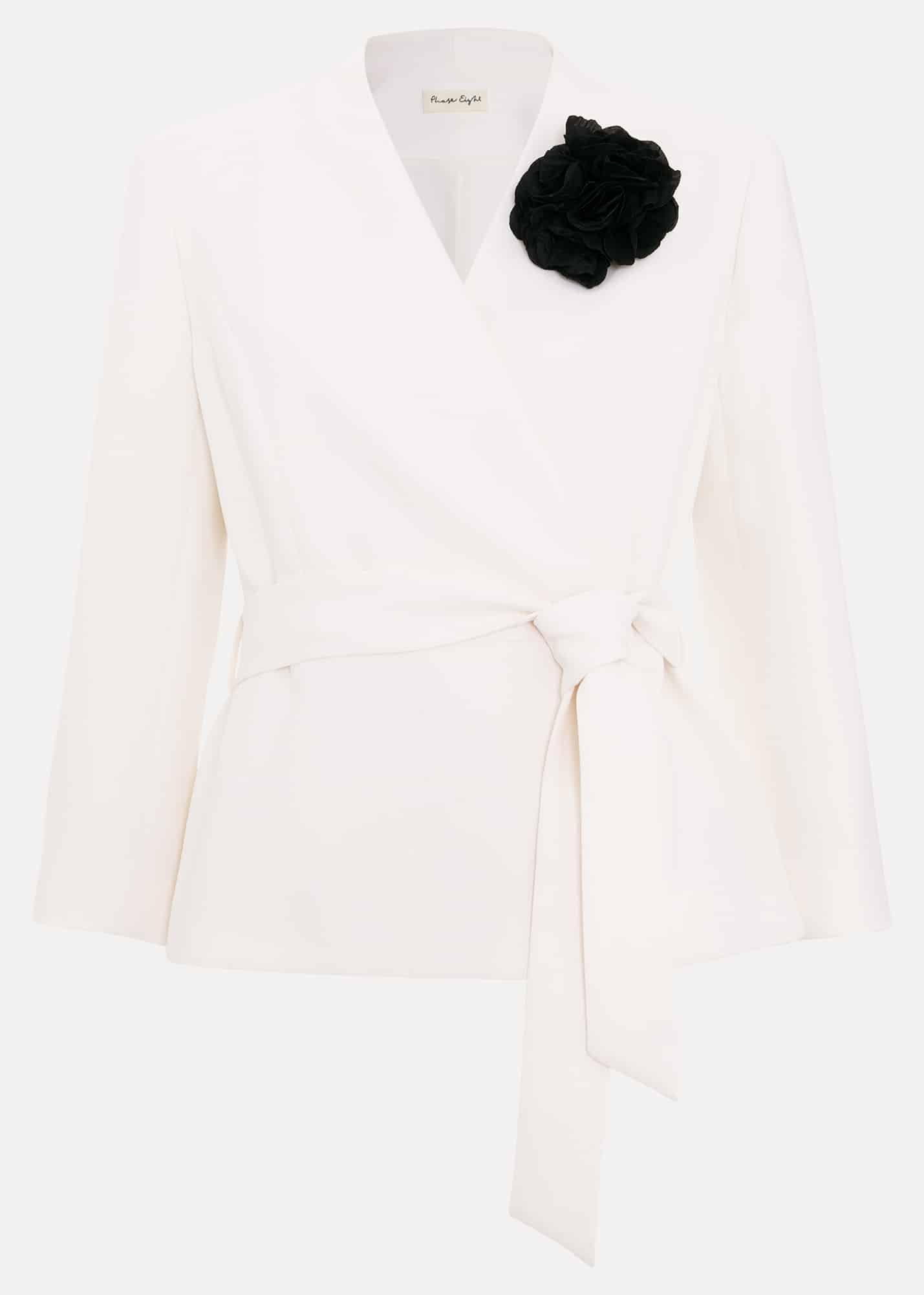 Sophin Ivory Corsage Jacket