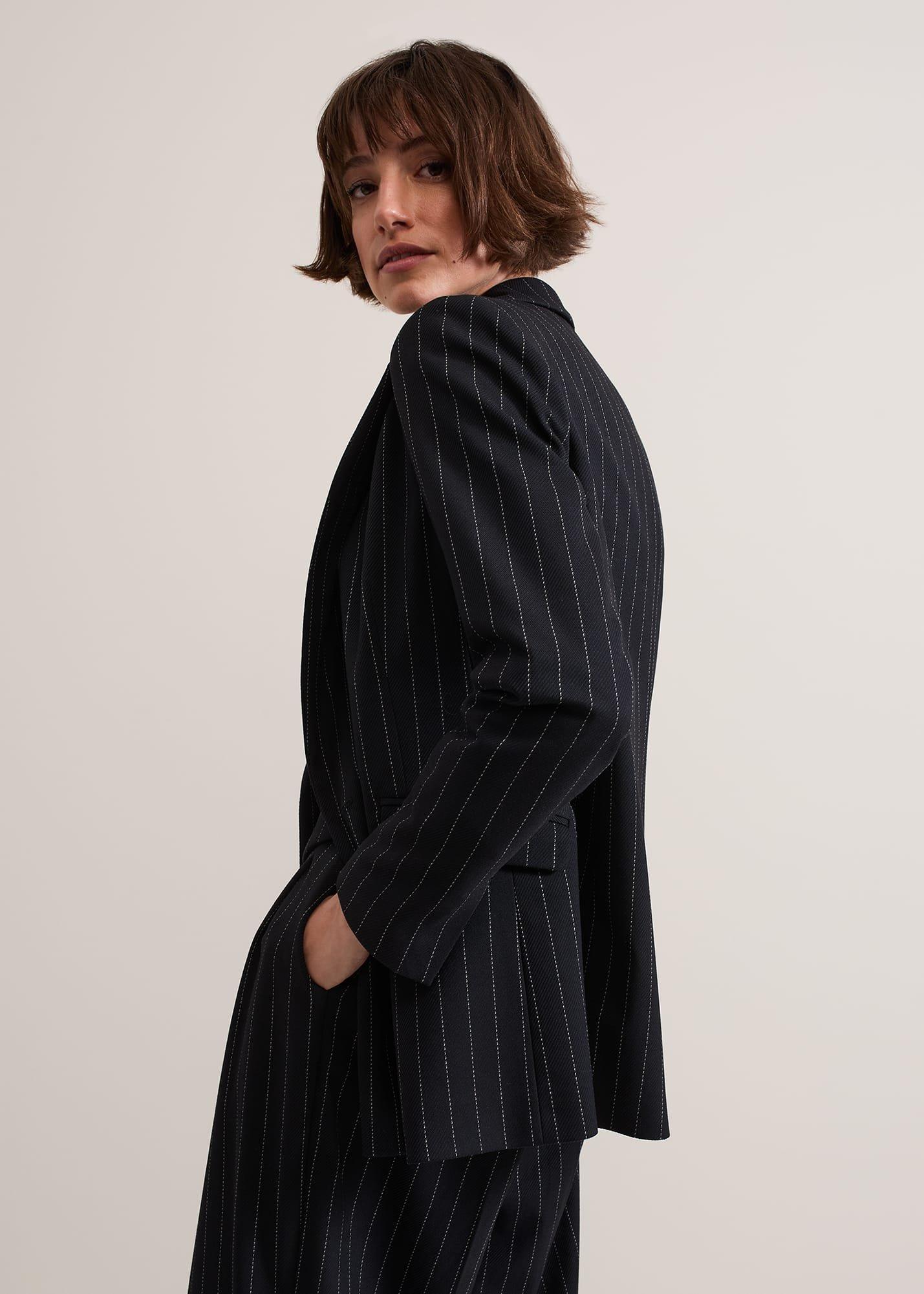 Pia Pinstripe Blazer