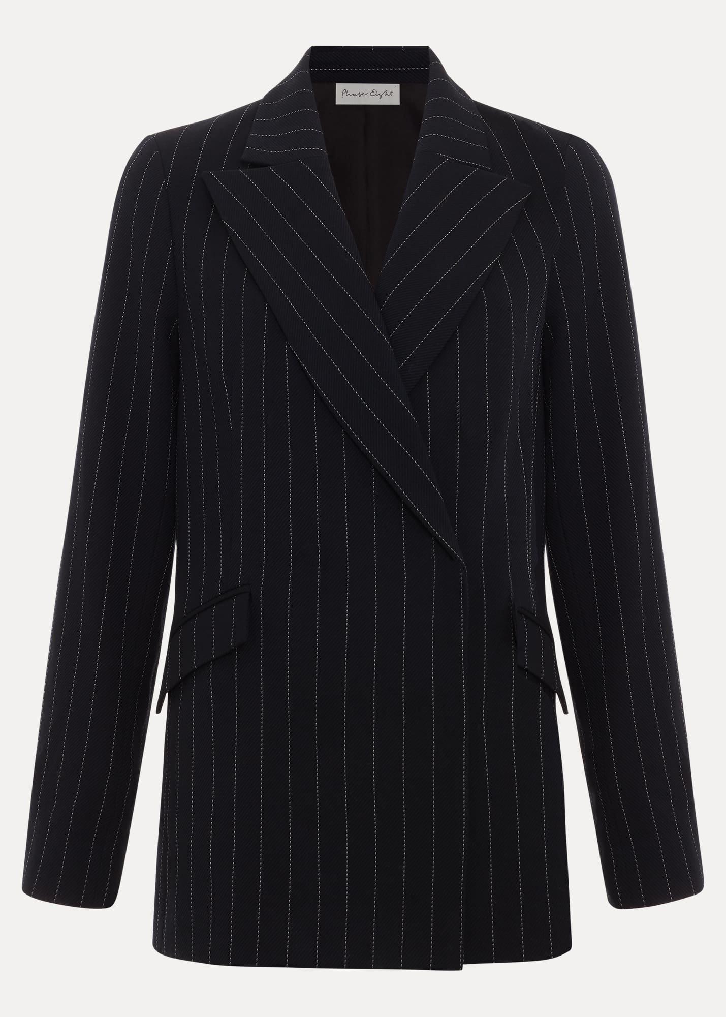 Pia Pinstripe Blazer