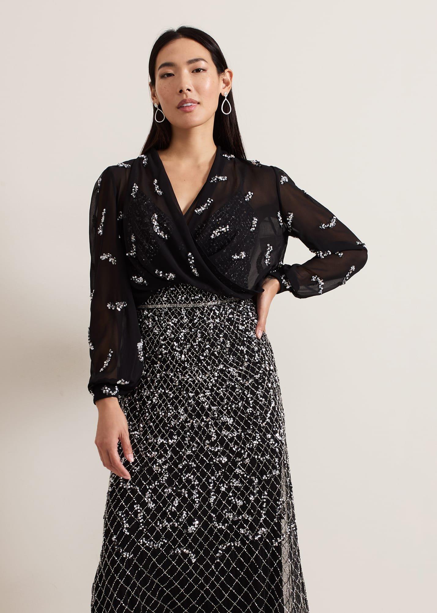 Annette Sequin Embellished Cover Up