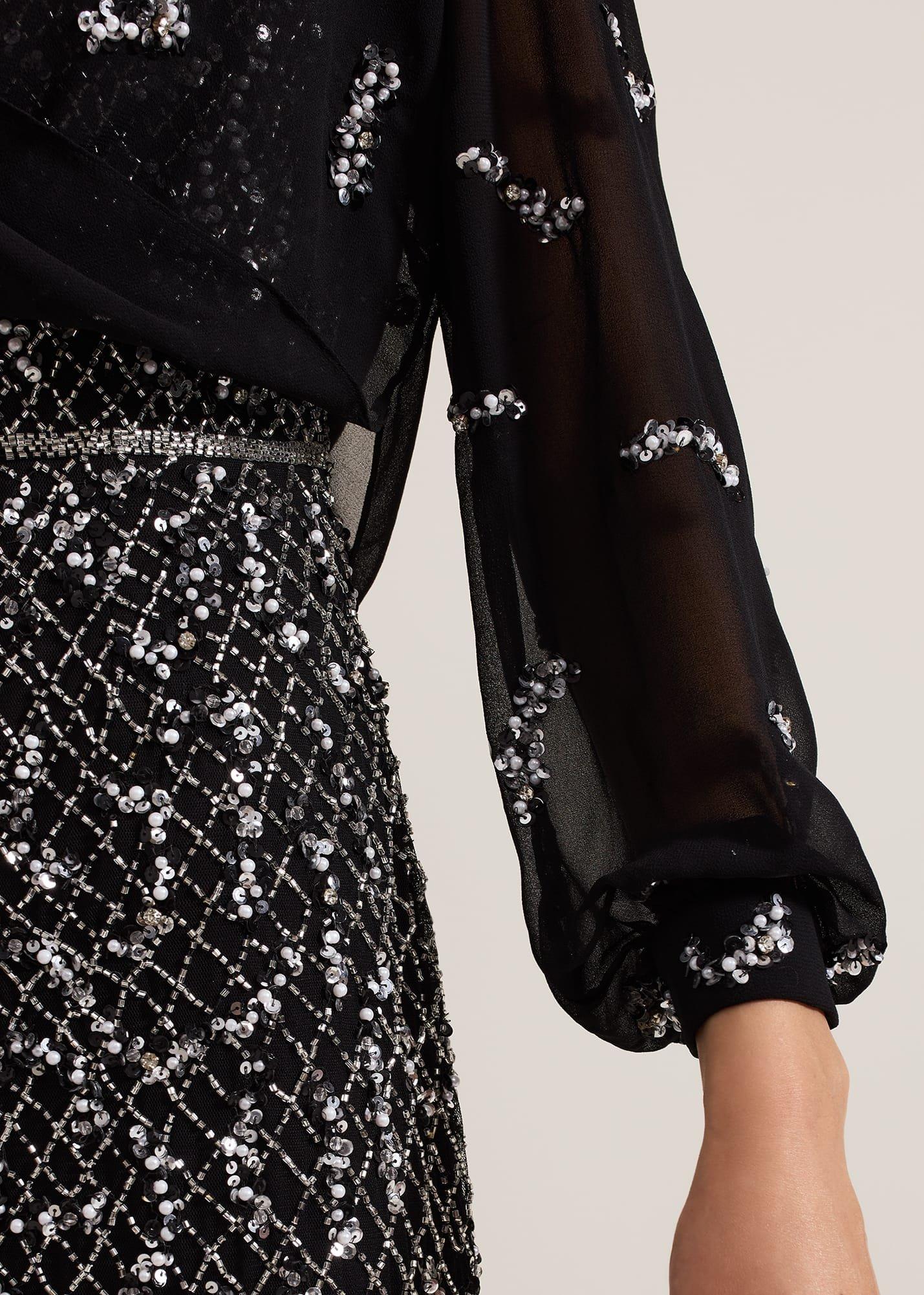 ${product-id}-Annette Sequin Embellished Cover Up-Black-${view-type}