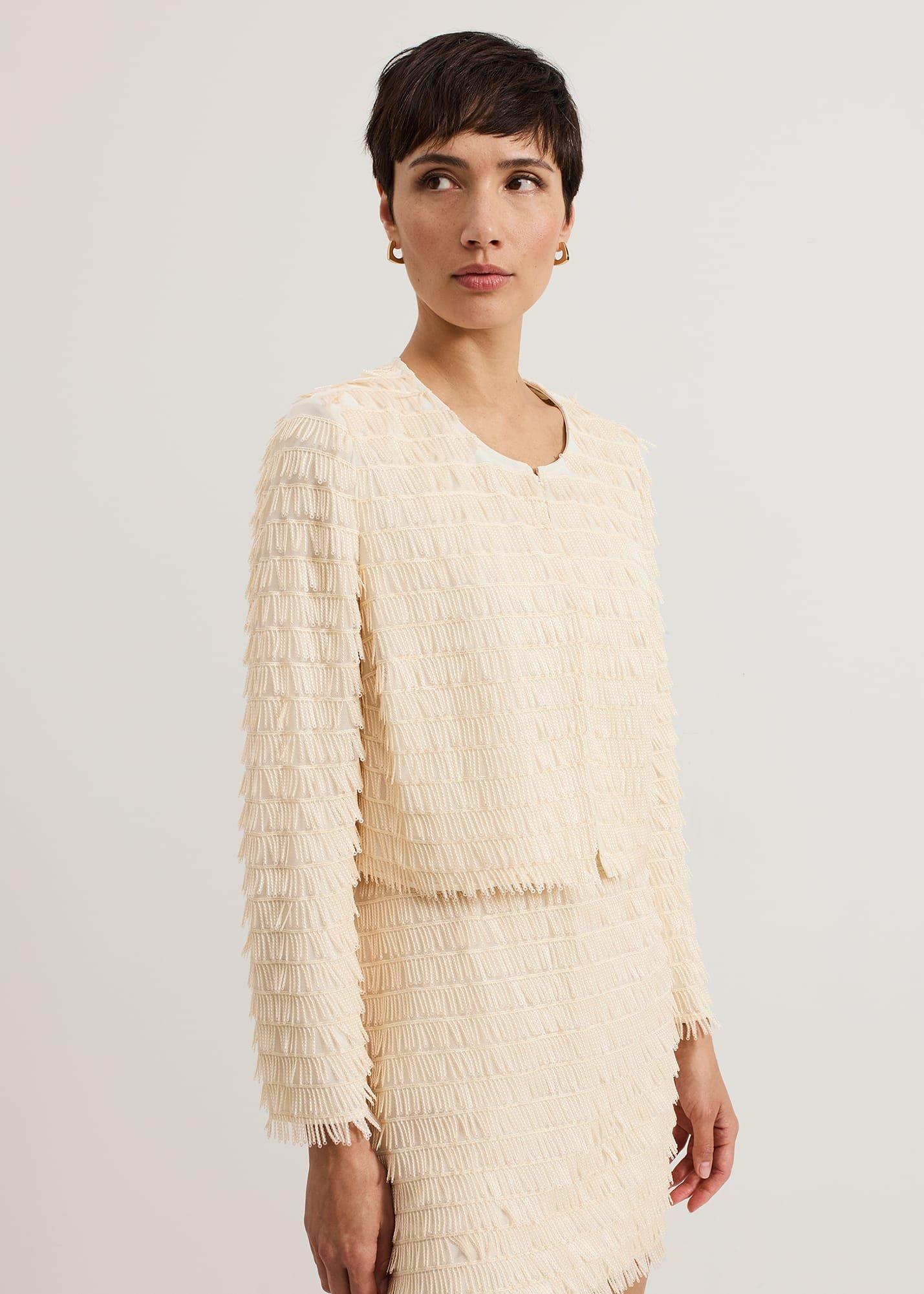 Dolly Fringe Crop Jacket