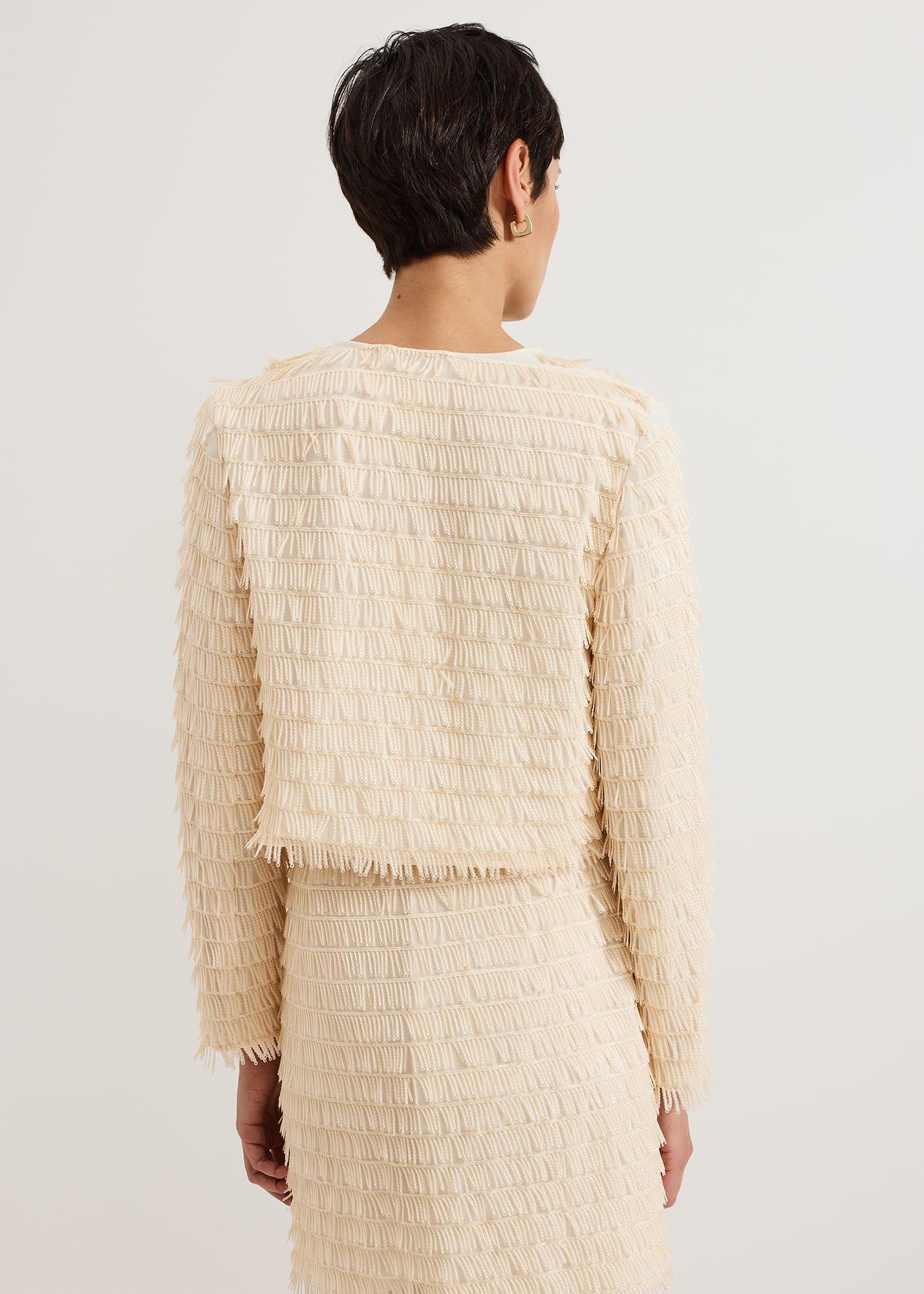 Dolly Fringe Crop Jacket