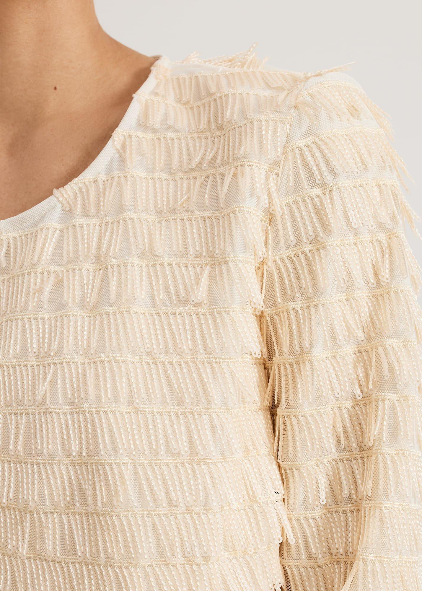 Dolly Fringe Crop Jacket