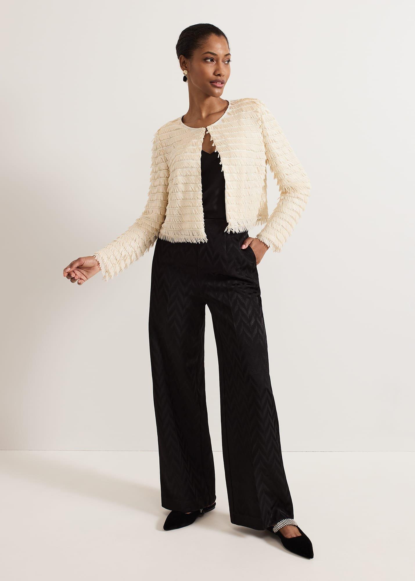 Dolly Fringe Crop Jacket